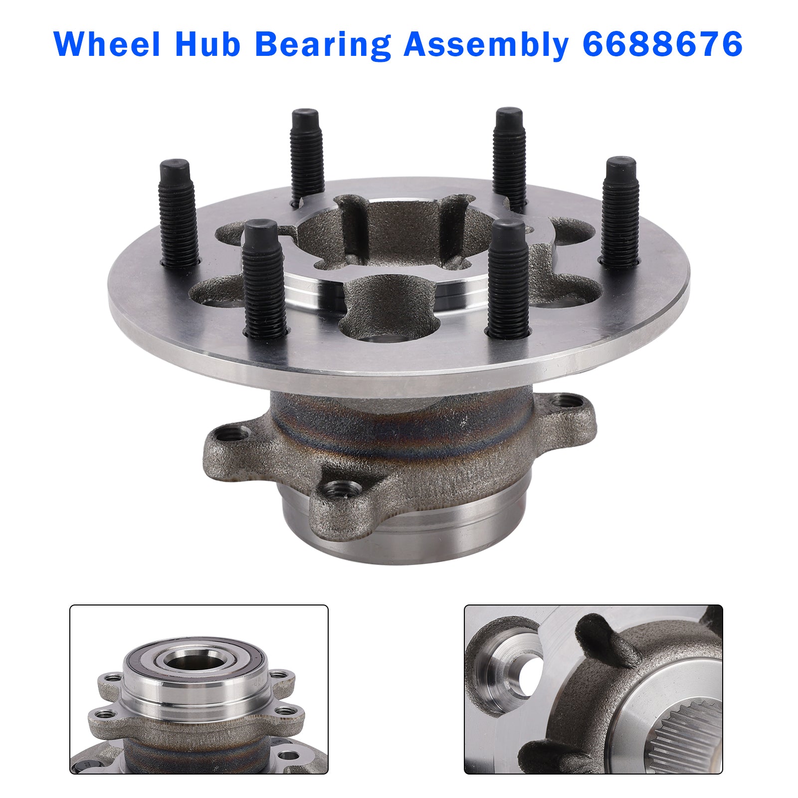 6688676 For Bobcat Wheel Hub Bearing Assembly Toolcat 5600 5610 UW56