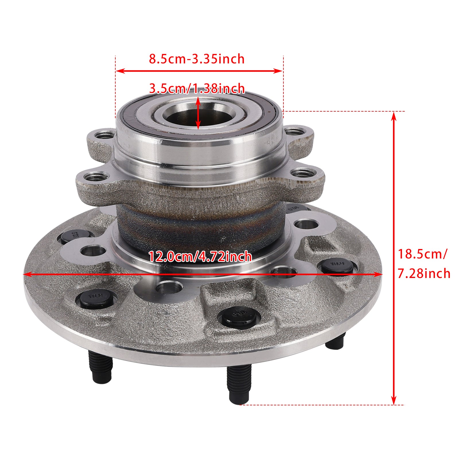6688676 For Bobcat Wheel Hub Bearing Assembly Toolcat 5600 5610 UW56