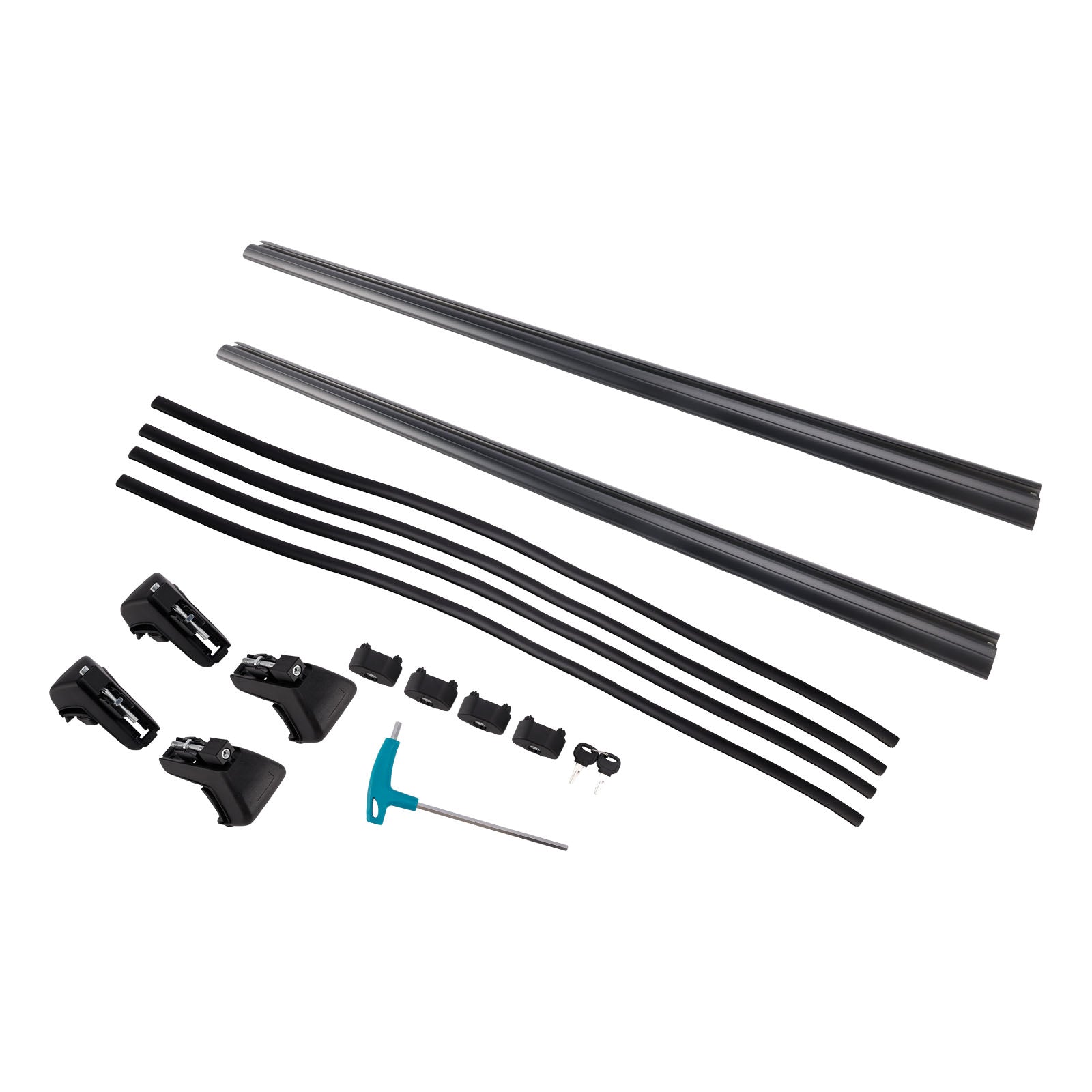 120CM Universal Aluminium Car Roof Rack Luggage Carrier Cross Bar Rail Lockable