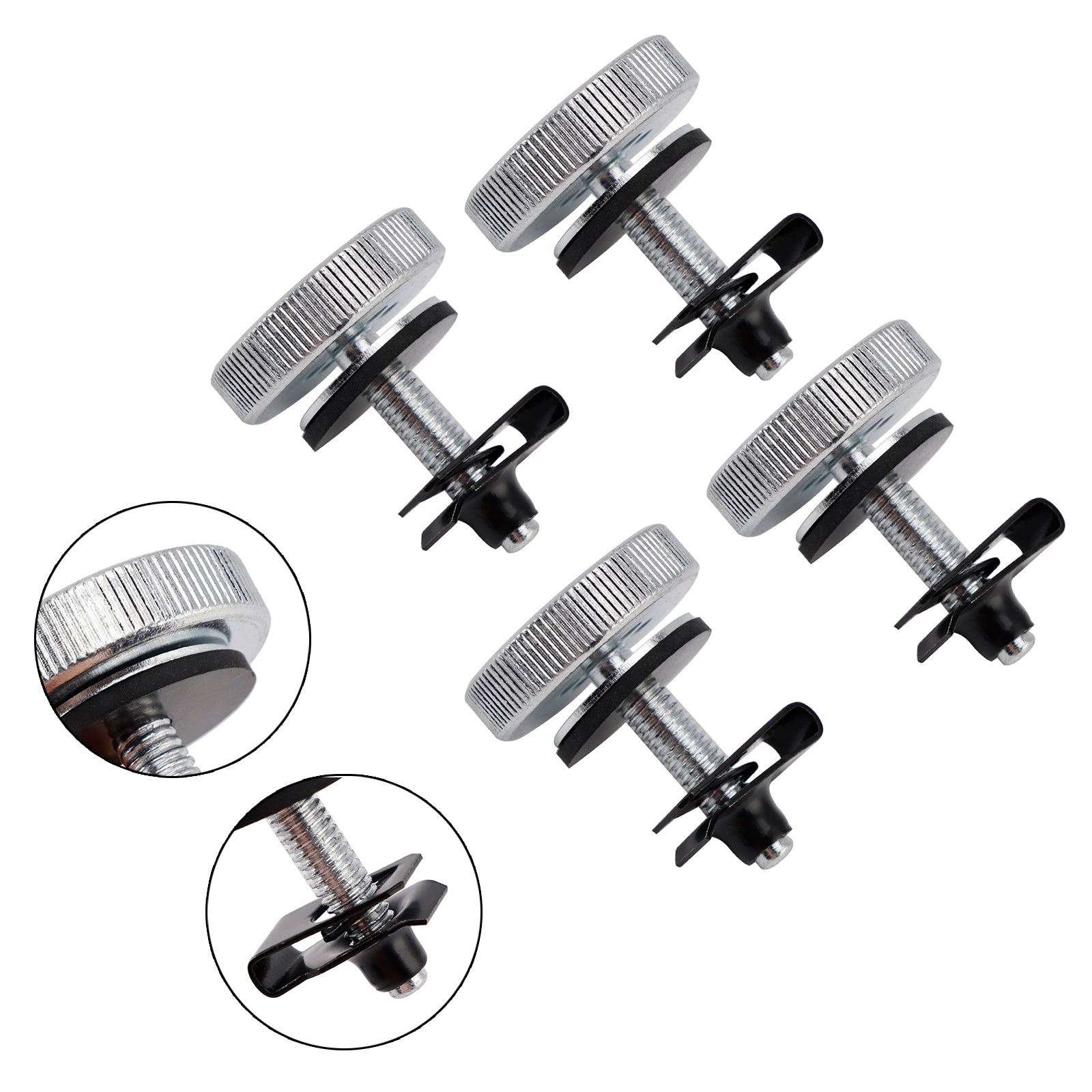 4X Saddlebag Safety Bolt Kit Anti-Theft Bolt For Road King Street Road Glide