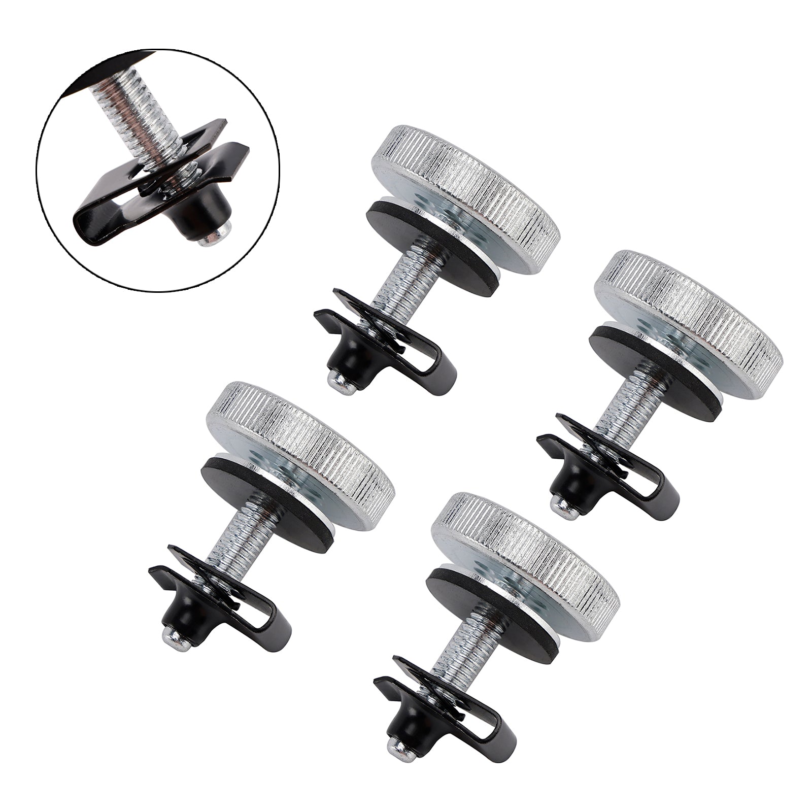 4X Saddlebag Safety Bolt Kit Anti-Theft Bolt For Road King Street Road Glide
