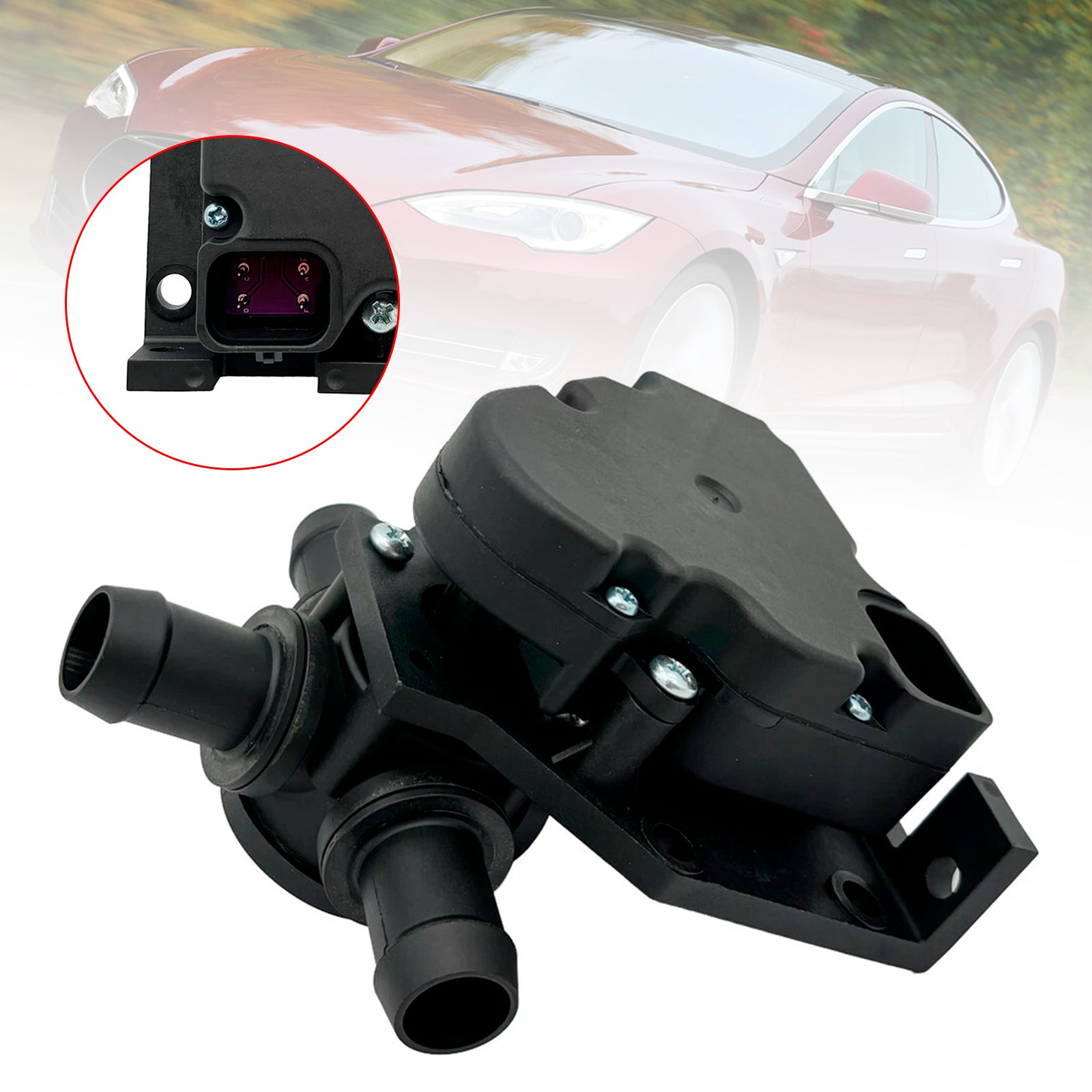 3 Way Heater Control Coolant Valve 6007384-00-B For Tesla Model S/X 2012-2016