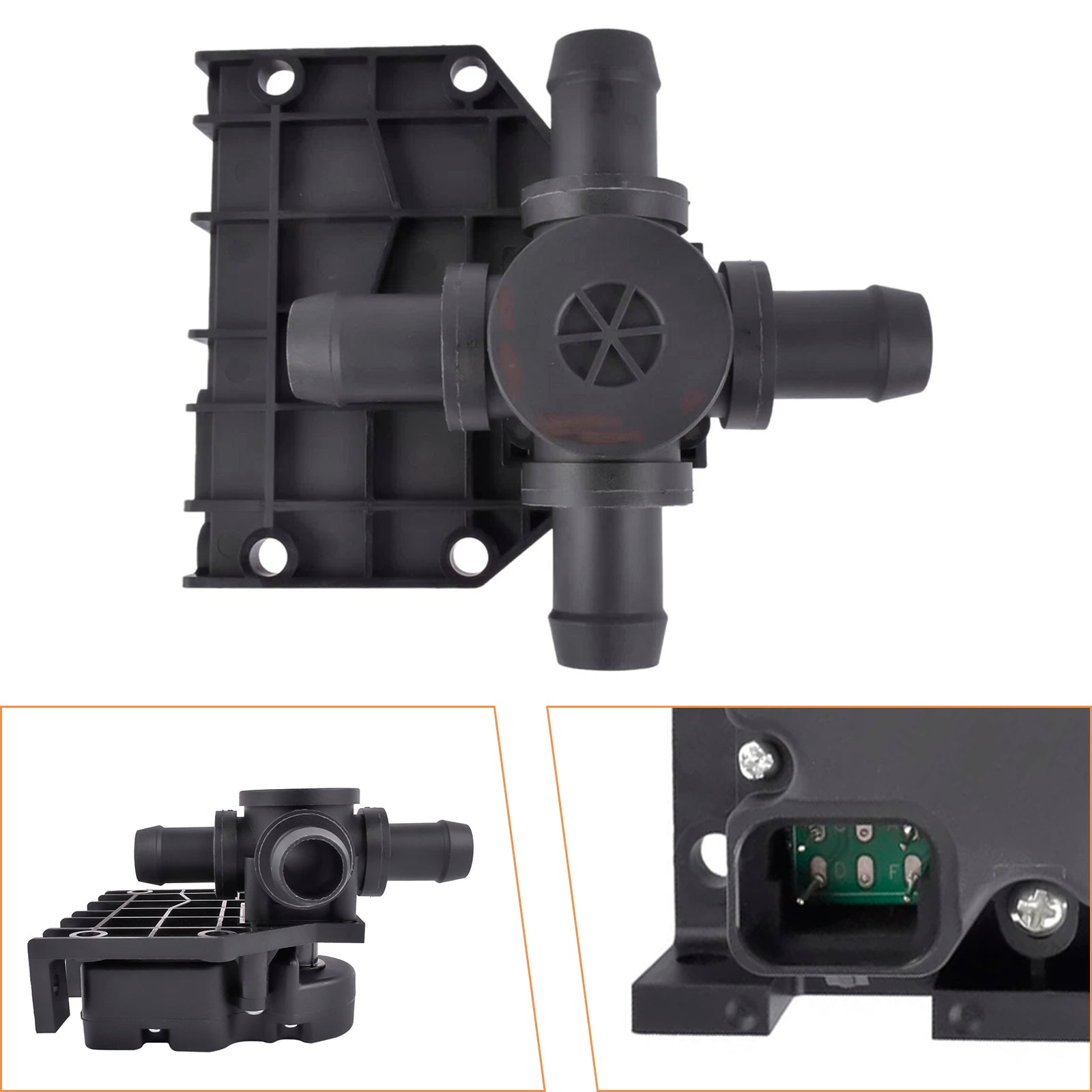 Coolant 4-Way Valve Actuator 6007370-00-B For Tesla Model S/X 4-Door 2012-2021