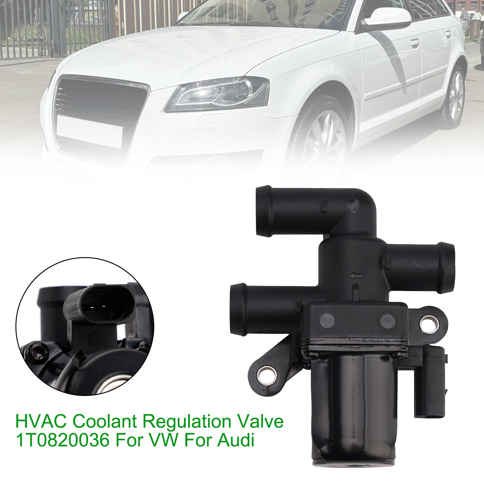 HVAC Coolant Regulation Valve 1T0820036 For VW Audi