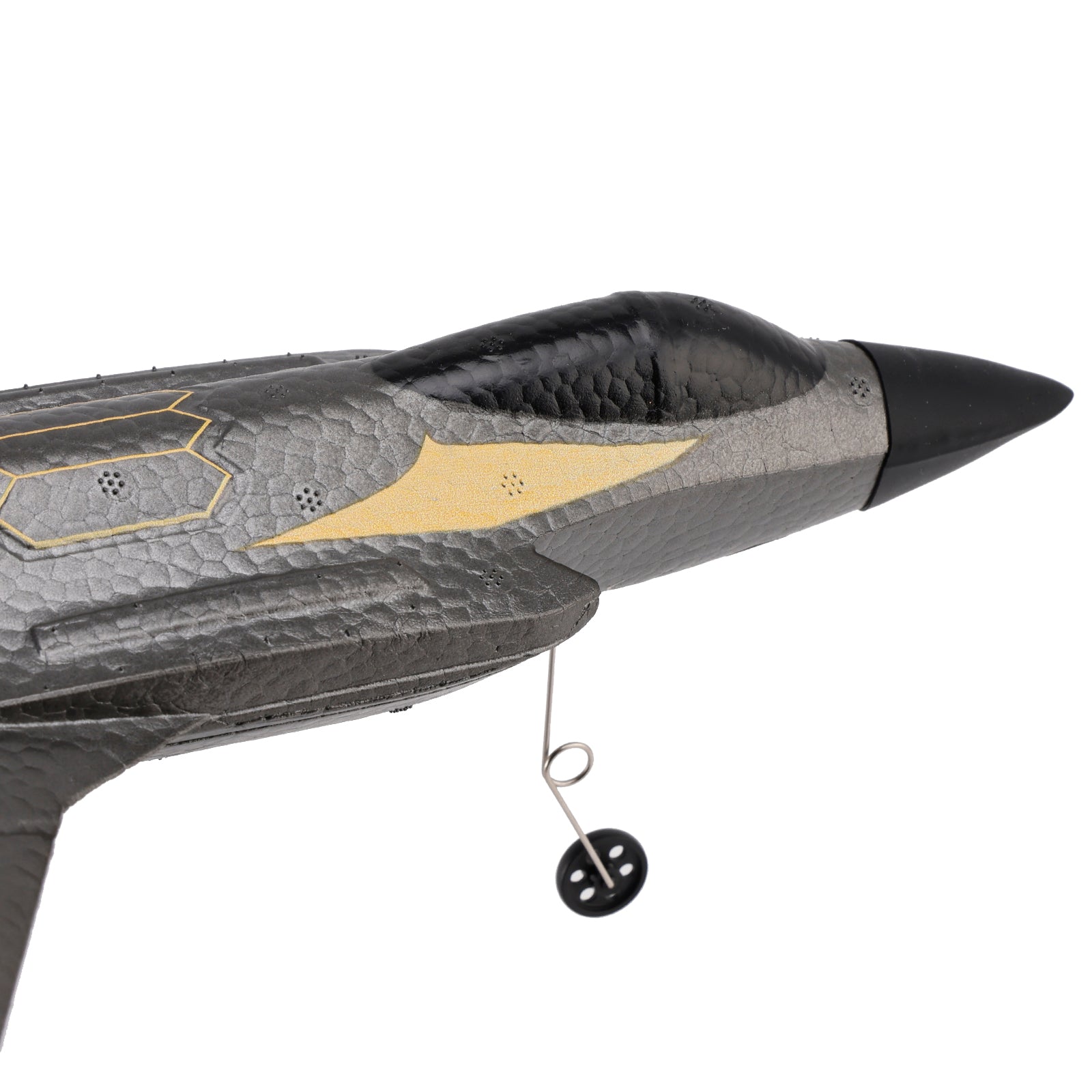 KF605 2.4GHz 4CH Remote Control Glider Airplane Toy Gift With 2 Batteries Black