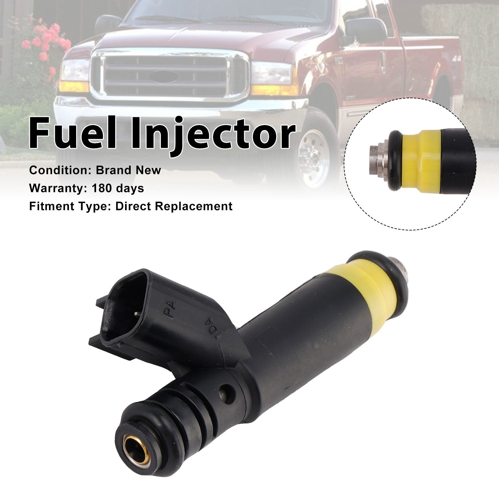 1Pcs Fuel Injector For Ford F-450 Super Duty 6.8L V10 2005-2016 BC3E-CA