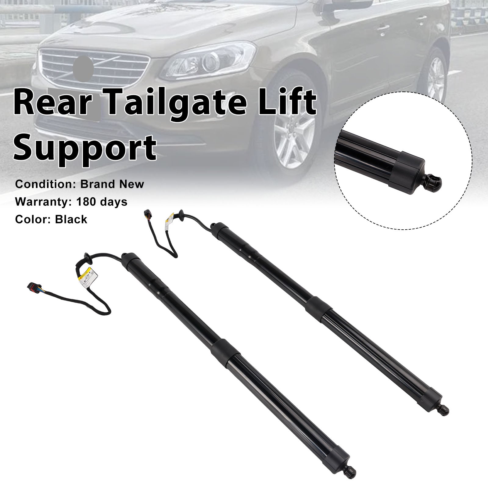 2PCS Rear Electric Tailgate Gas Strut 31457566 Fit Volvo XC60 ASIA 2015-2017