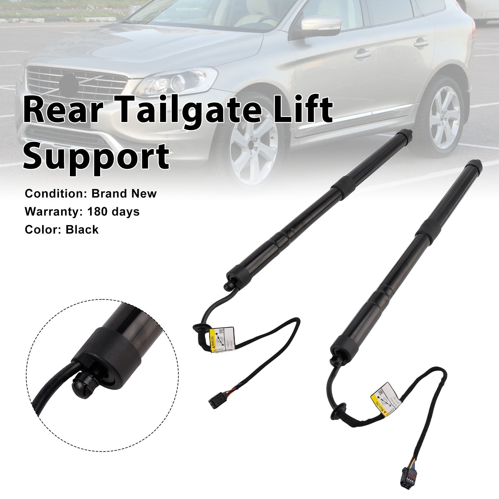 2PCS Rear Electric Tailgate Gas Strut 31457566 Fit Volvo XC60 ASIA 2015-2017