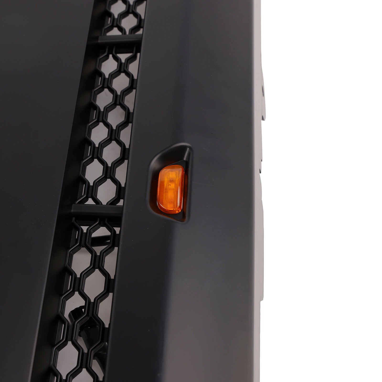 Matt Black Front Bumper Grille Grill Fit Ford Ranger 2004-2011 With LED Light