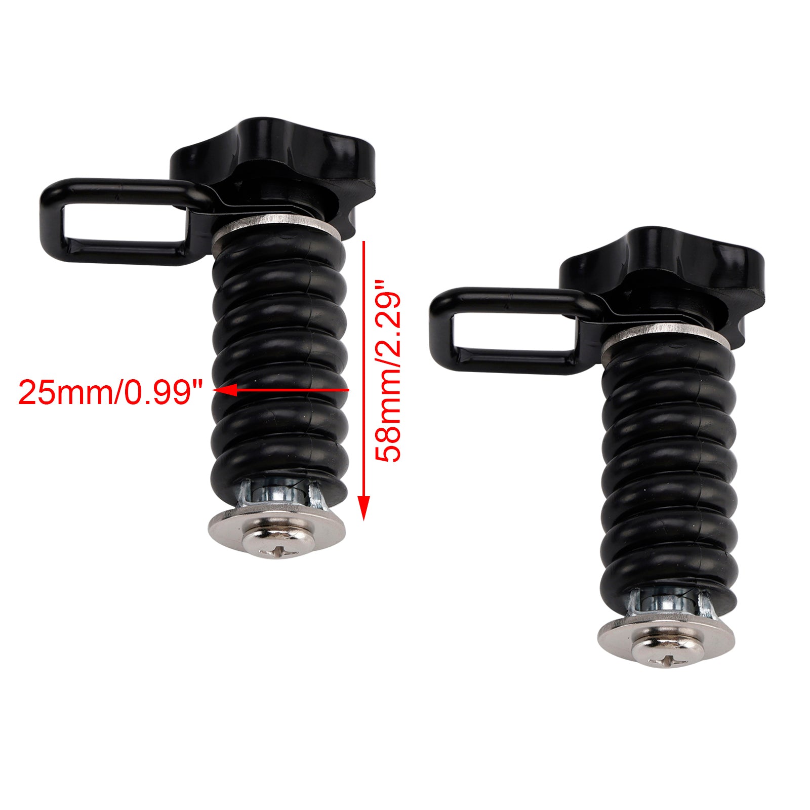 8X Tie Down Anchors Flexible Loop Lock & Ride For Polaris Rzr Sportsman 13-25