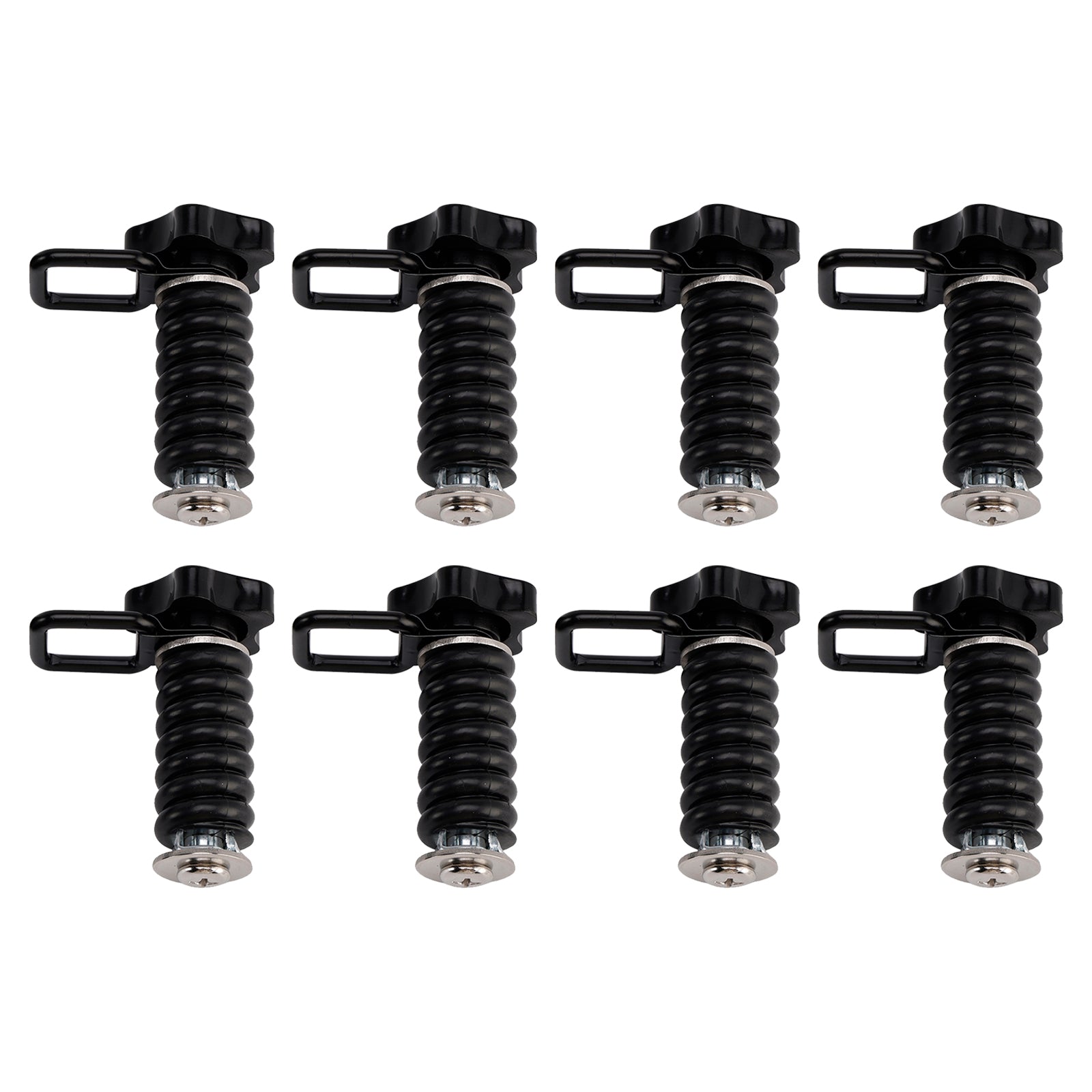 8X Tie Down Anchors Flexible Loop Lock & Ride For Polaris Rzr Sportsman 13-25