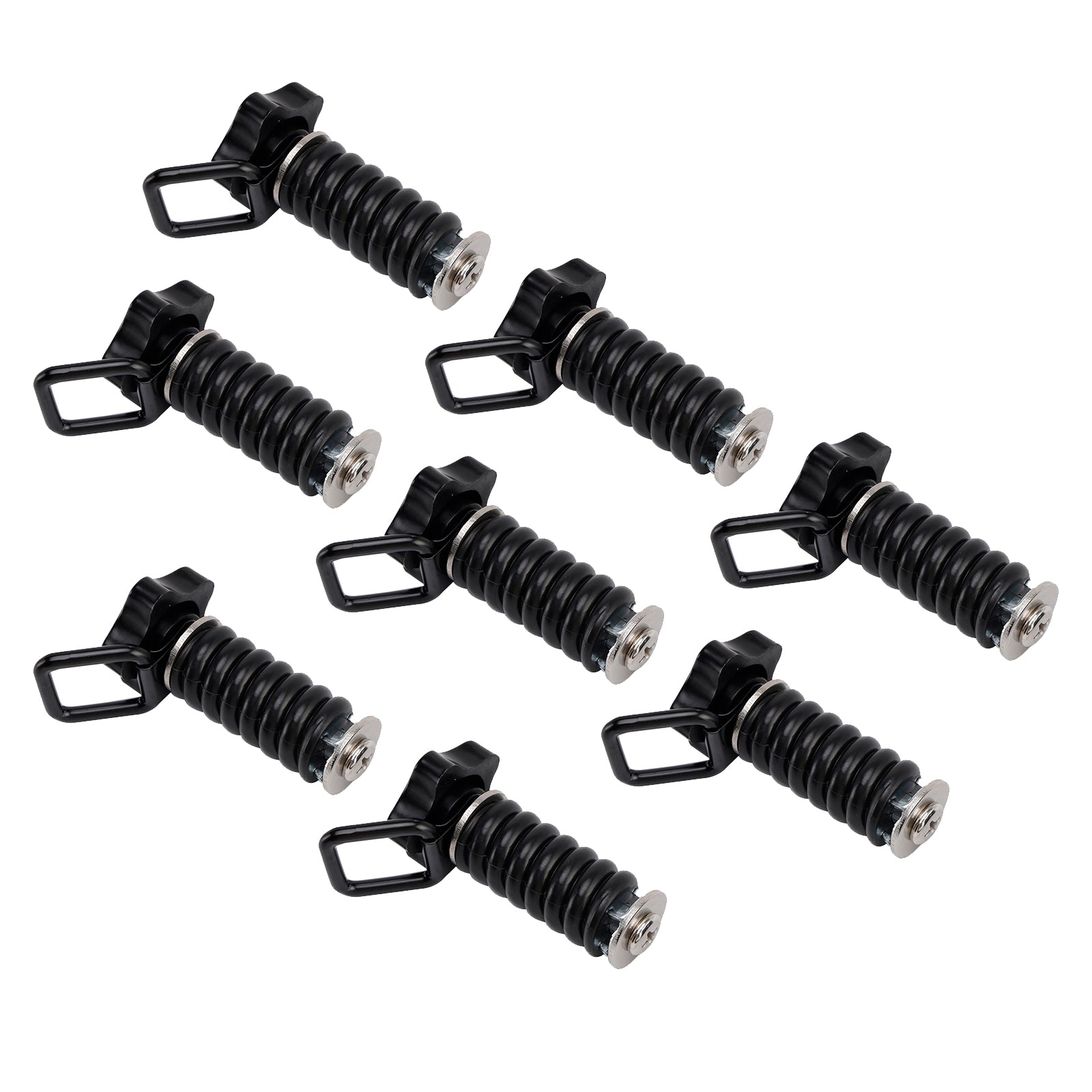 8X Tie Down Anchors Flexible Loop Lock & Ride For Polaris Rzr Sportsman 13-25