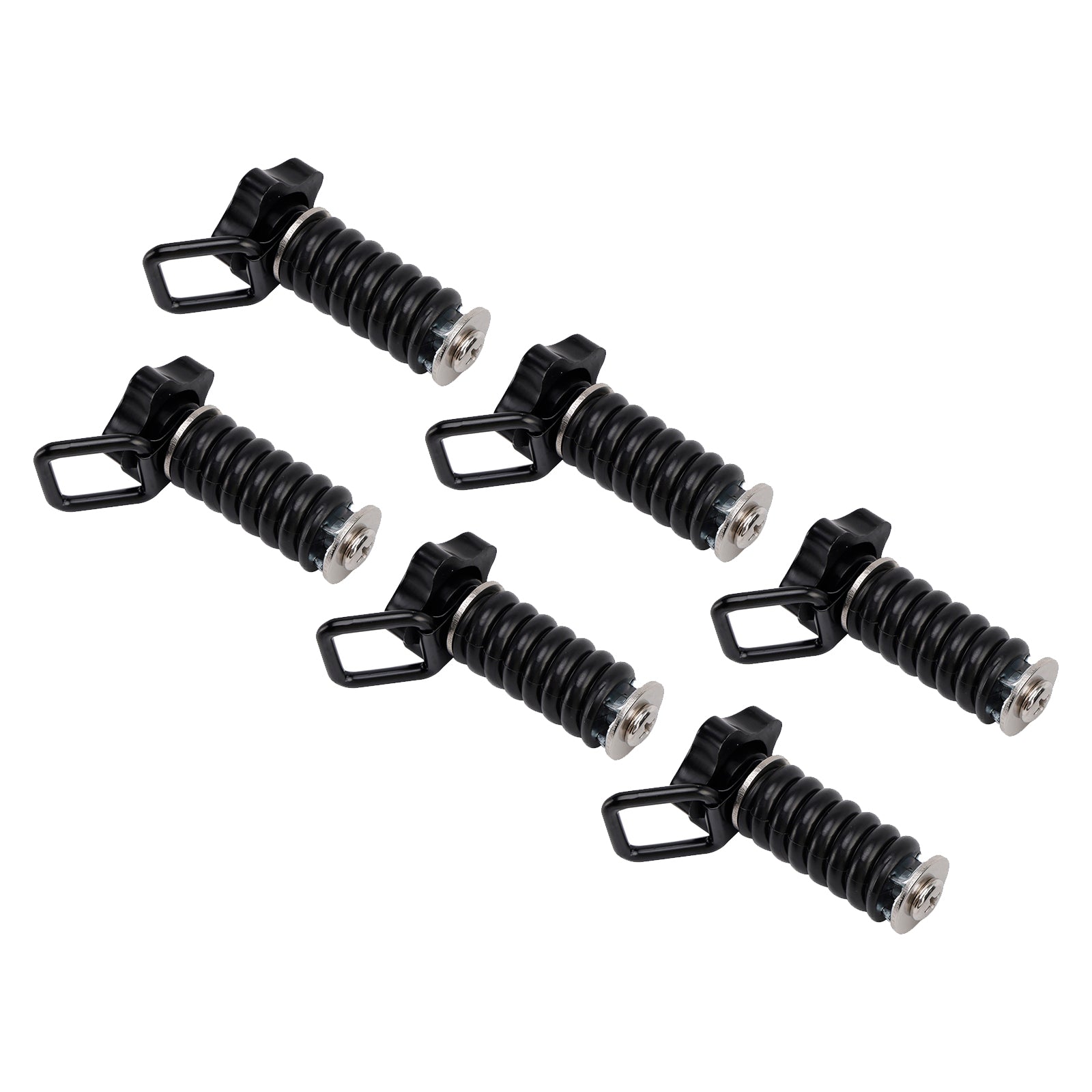 6X Tie Down Anchors Flexible Loop Lock & Ride For Polaris Rzr Sportsman 13-25