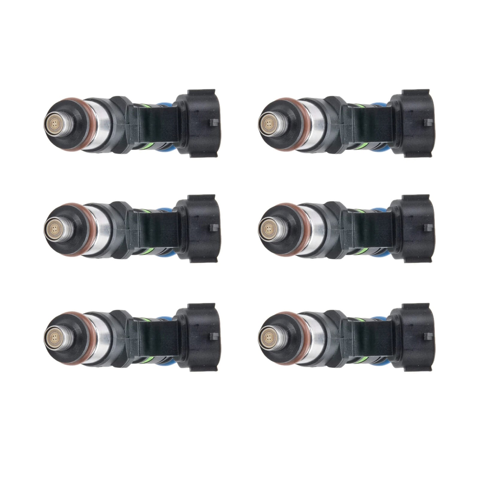 6Pcs Fuel Injector For Nissan Murano 2003-2004 Quest 2004-2009 16600-7y000