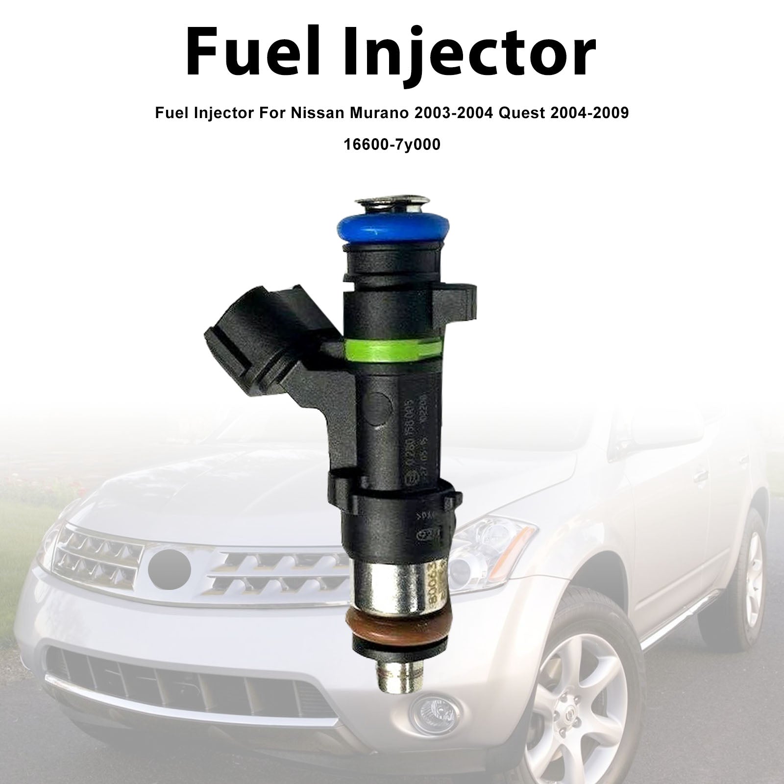 1Pcs Fuel Injector For Nissan Murano 2003-2004 Quest 2004-2009 16600-7y000