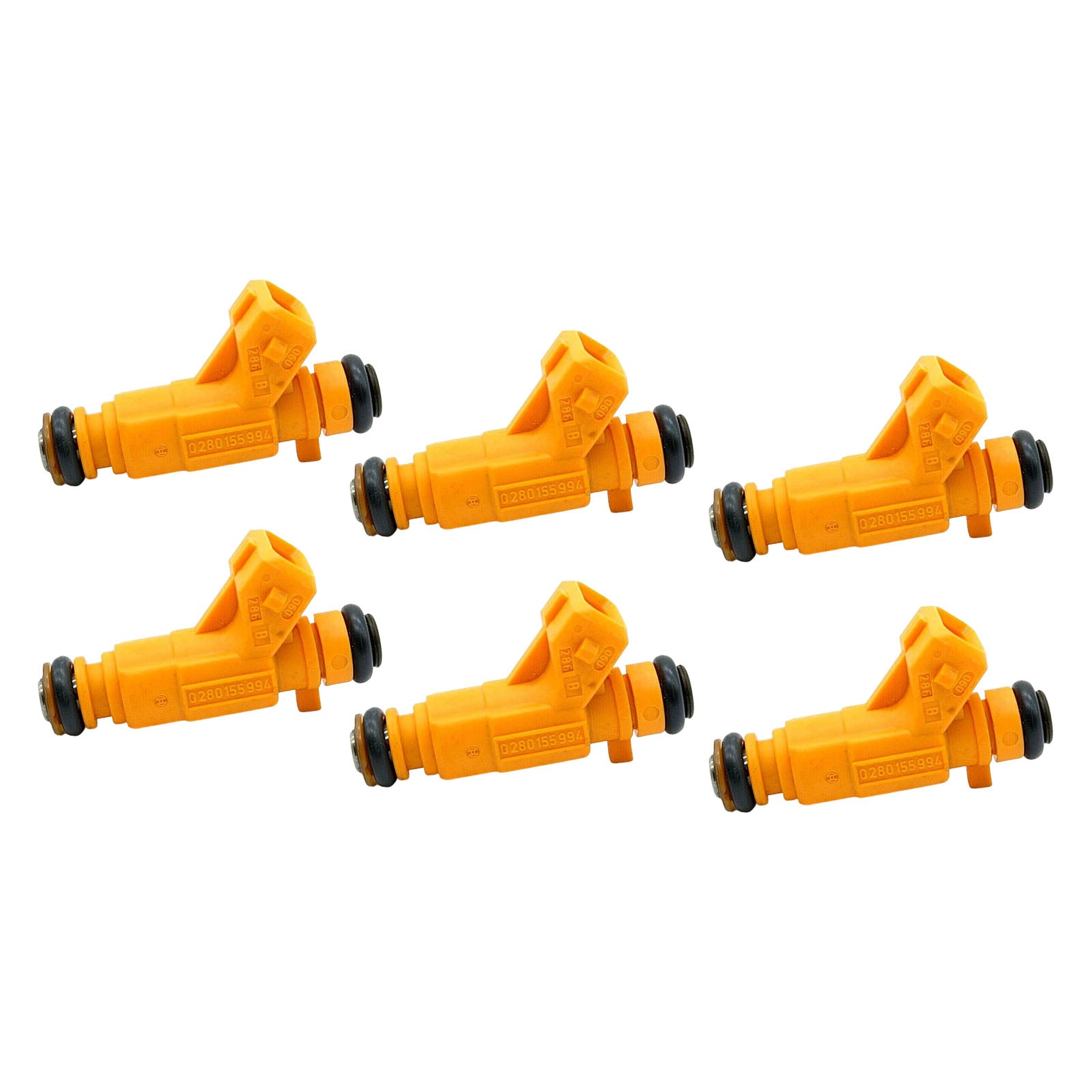 6Pcs Fuel Injector For Peugeot 607 For Renault Clio II 2000-02 0280155994