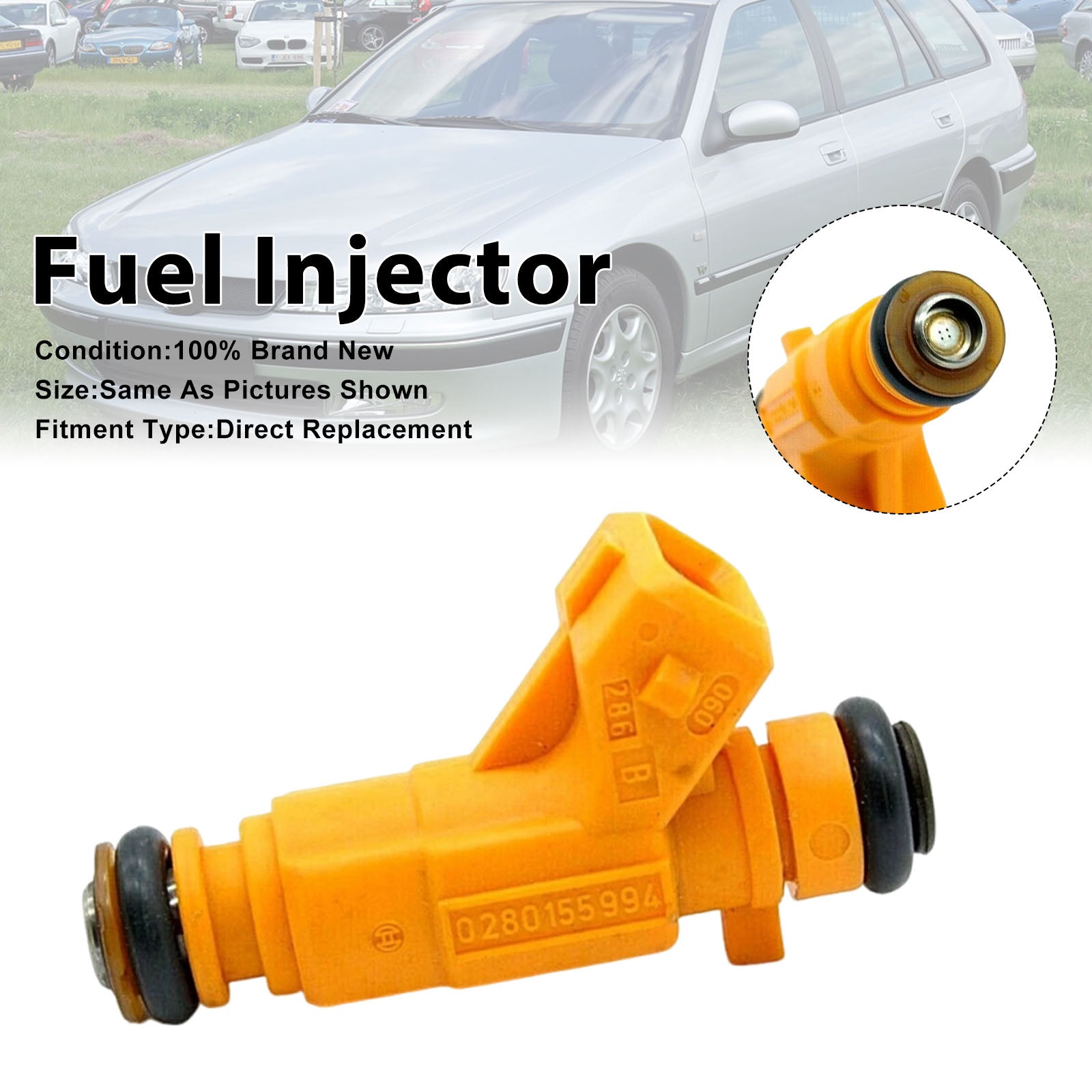1Pcs Fuel Injector For Peugeot 607 For Renault Clio II 2000-02 0280155994