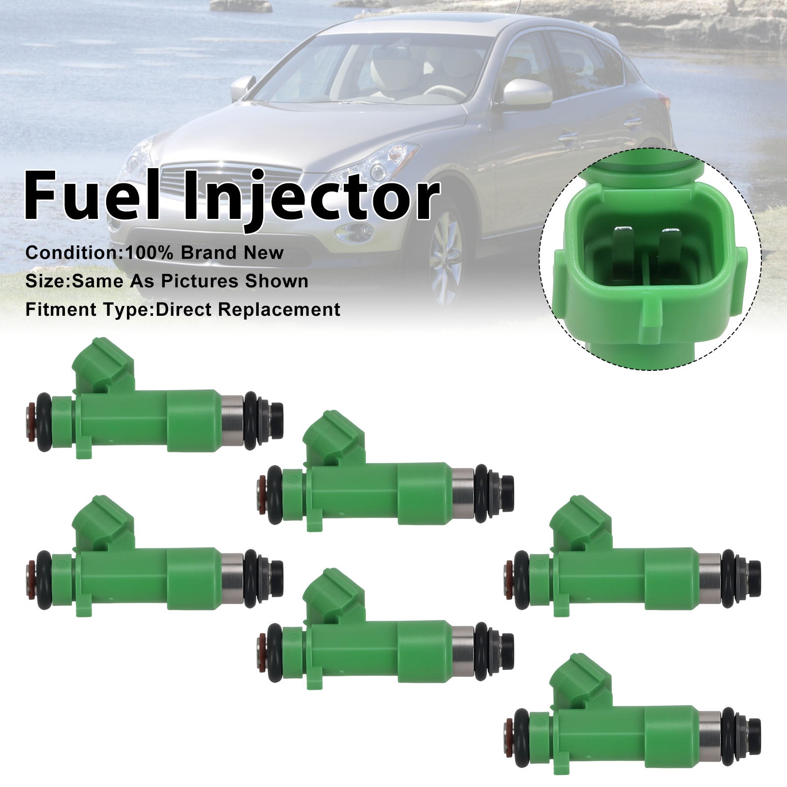 6Pcs Fuel Injector For Infiniti EX35 For Nissan Altima 07-18 16600-jk20a
