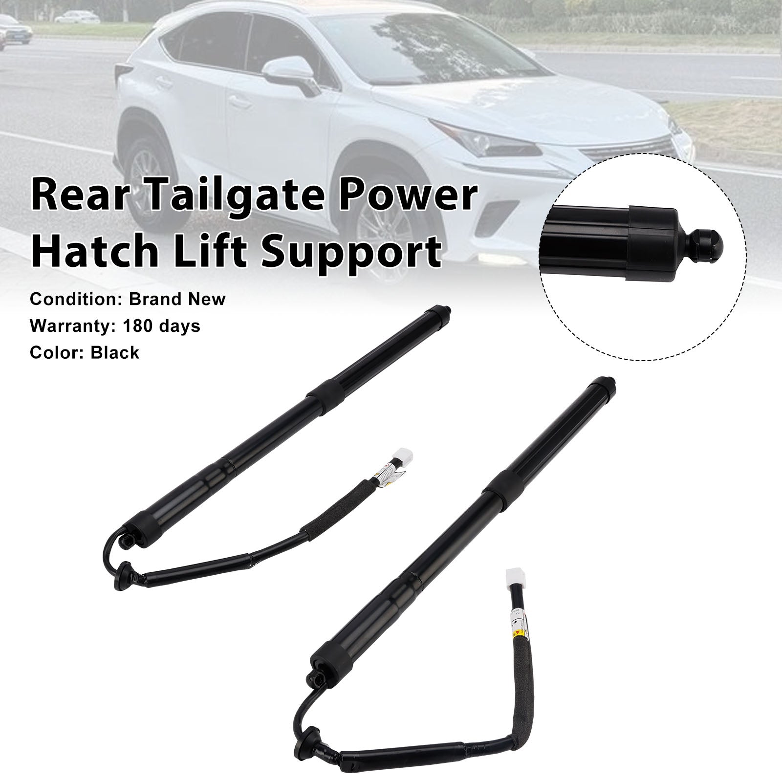 Left + Right Tailgate Gas Struts 68910-79017 Fit Lexus NX200t NX300h 2018-2021