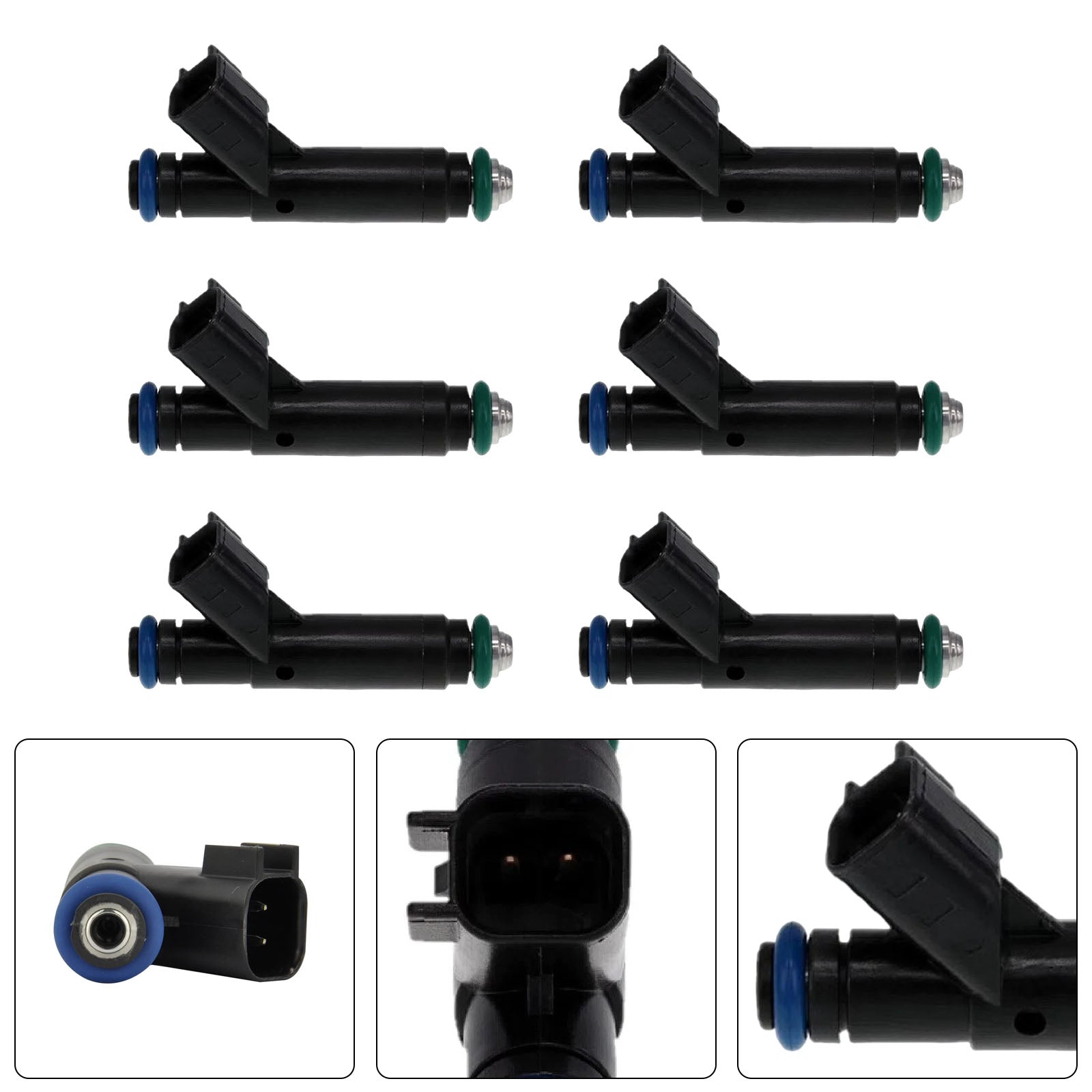 6Pcs Fuel Injector For Ford Mustang 2001-04 Ranger 2001-2003 1F2Z9F593BA