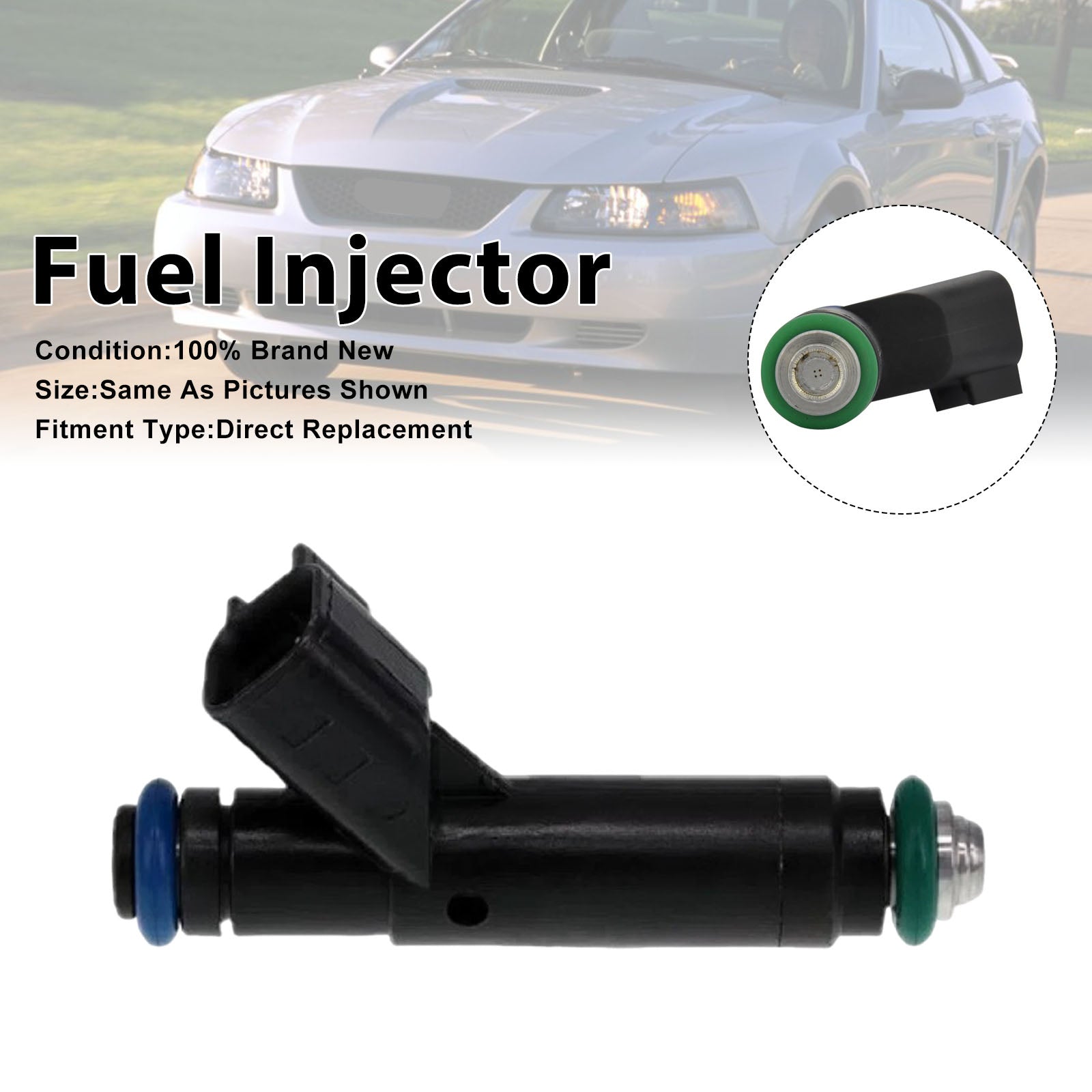 1Pcs Fuel Injector For Ford Mustang 2001-04 Ranger 2001-2003 1F2Z9F593BA
