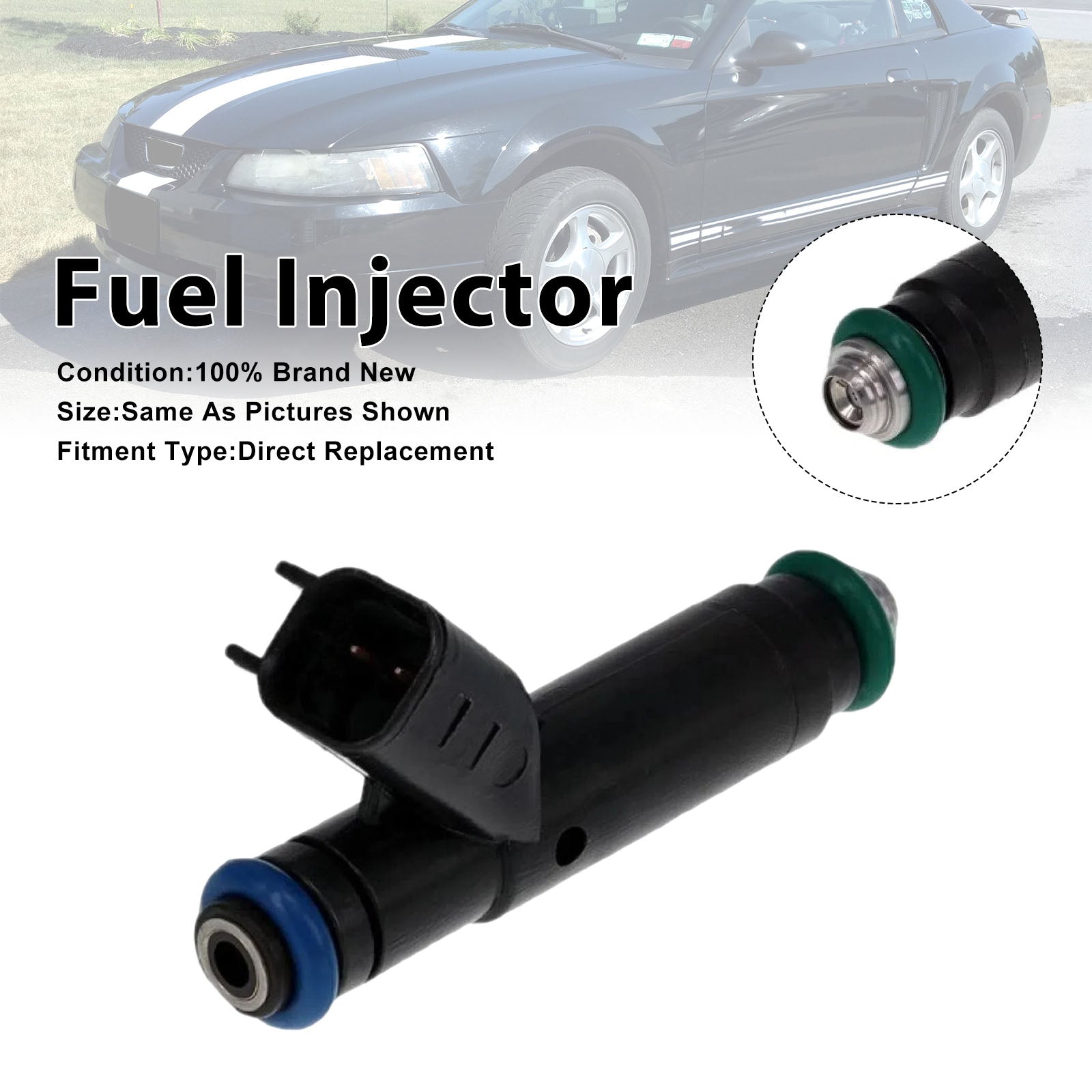 1Pcs Fuel Injector For Ford Mustang 2001-04 Ranger 2001-2003 1F2Z9F593BA