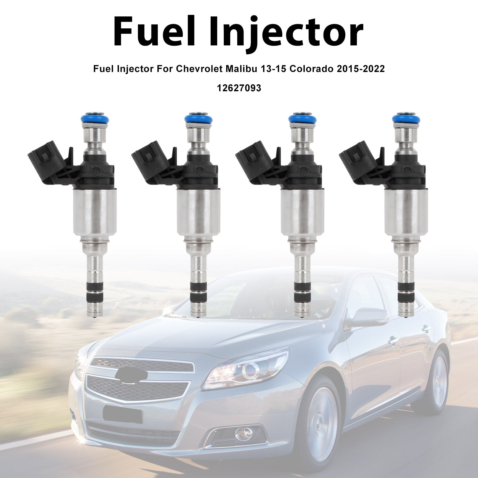 4Pcs Fuel Injector For Chevrolet Malibu 13-15 Colorado 2015-2022 12627093