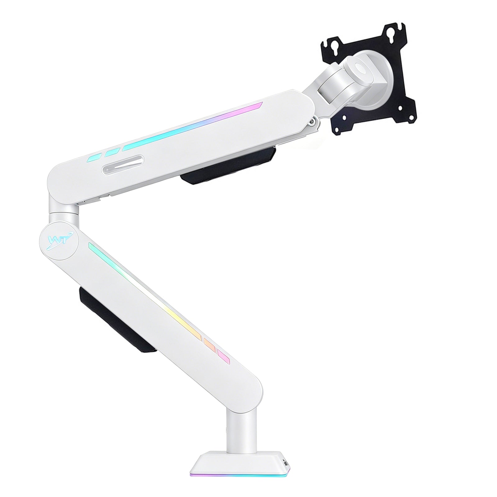 Gaming Monitor Arm 32inch Desktop Computer Monitor Stand RGB Light Monitor Stand