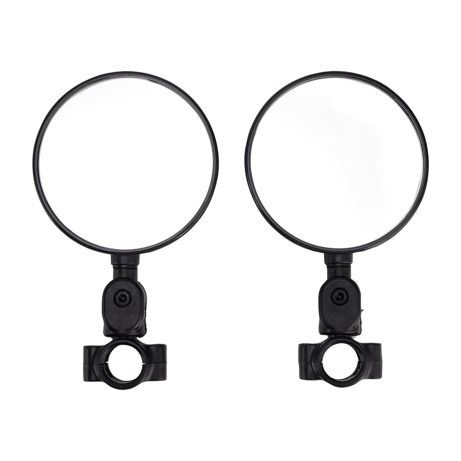 Black Adjustable Handlebar Mirror Folding Mirrors For 22-24 mm Enduro Handle bar