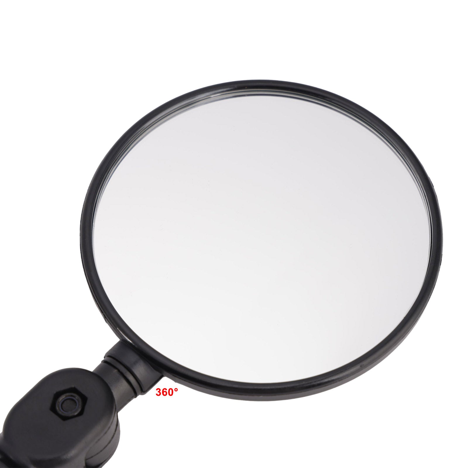 Black Adjustable Handlebar Mirror Folding Mirrors For 22-24 mm Enduro Handle bar