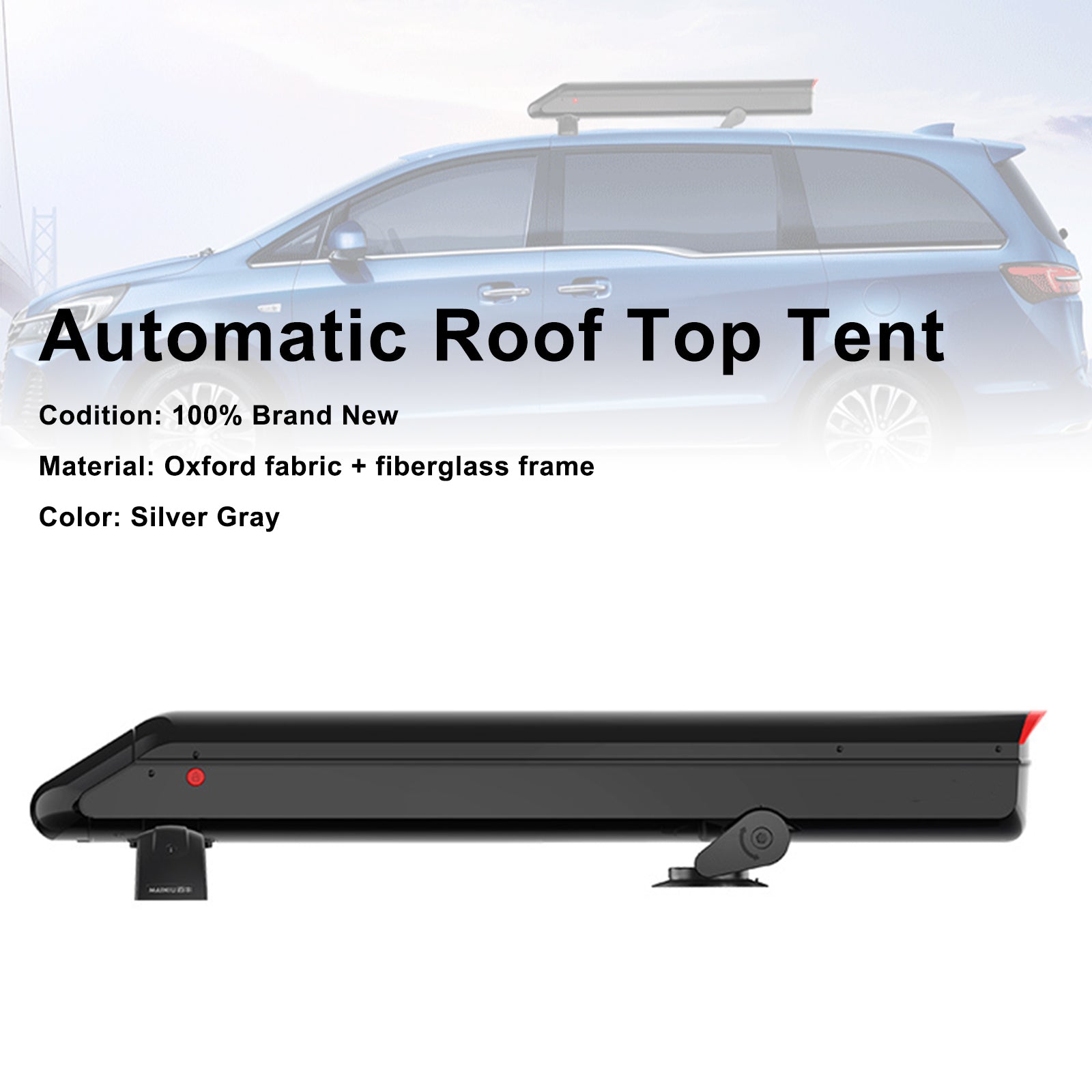 Car Roof Window Sunshade UV Proof Waterproof Automatic Outdoor Parking Umbrella