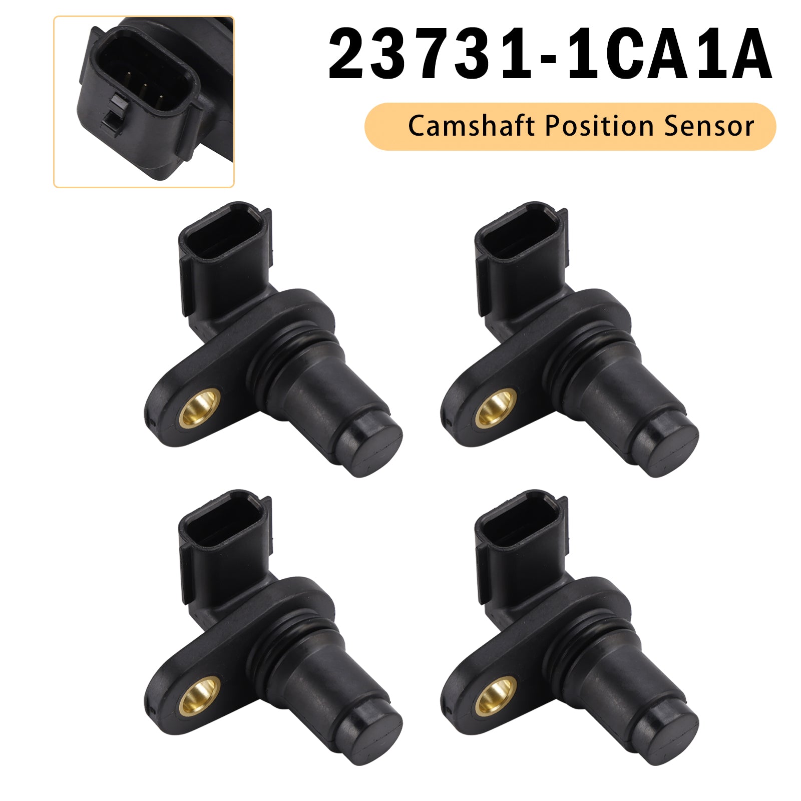 4x Camshaft Position Sensor for Nissan TITAN 5.6L 2017-2019 TITAN XD 2016-2019