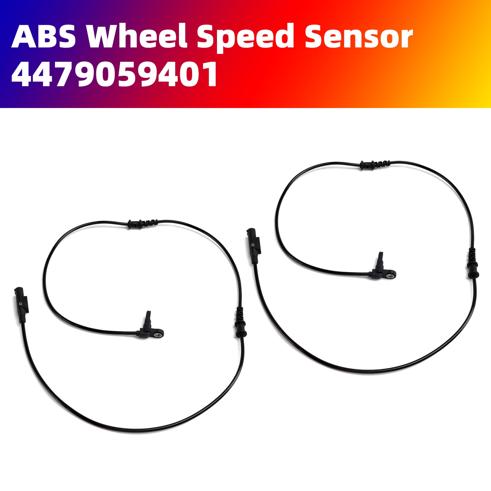 2PC ABS Wheel Speed Sensor Front for Mercedes-Benz Vito W447 2014-18 4479059401