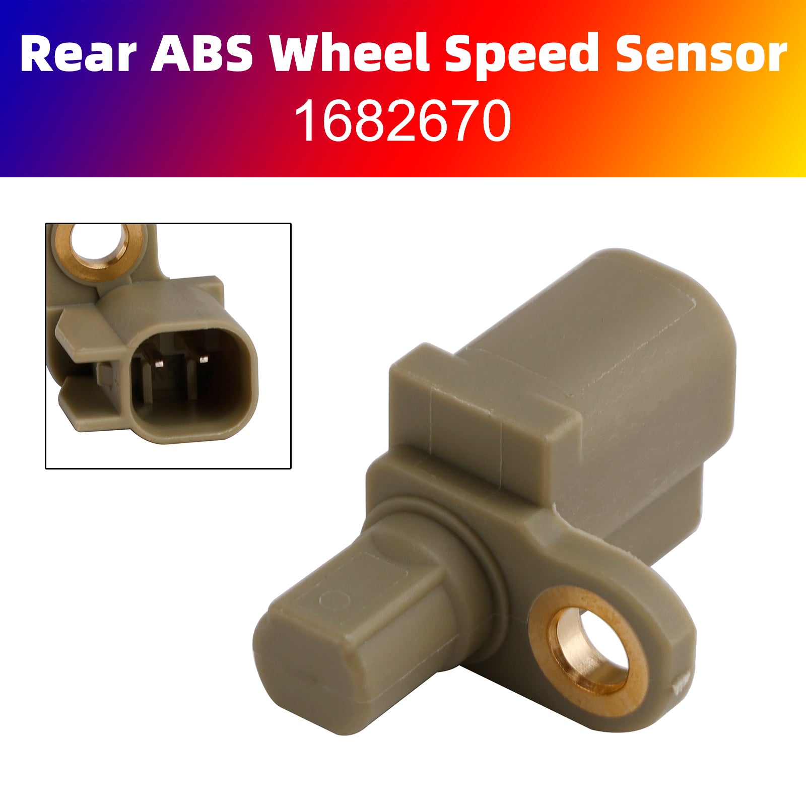 Rear Left or Right ABS Wheel Speed Sensor for Ford Kuga 2.0D 2012 on 1682670