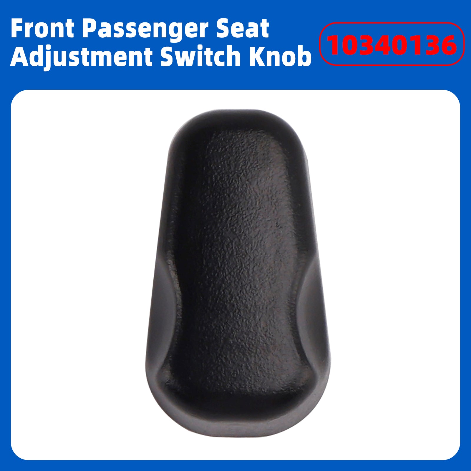 Front Passenger Seat Adjustment Switch Knob for Chevrolet 2006-2016 10340136