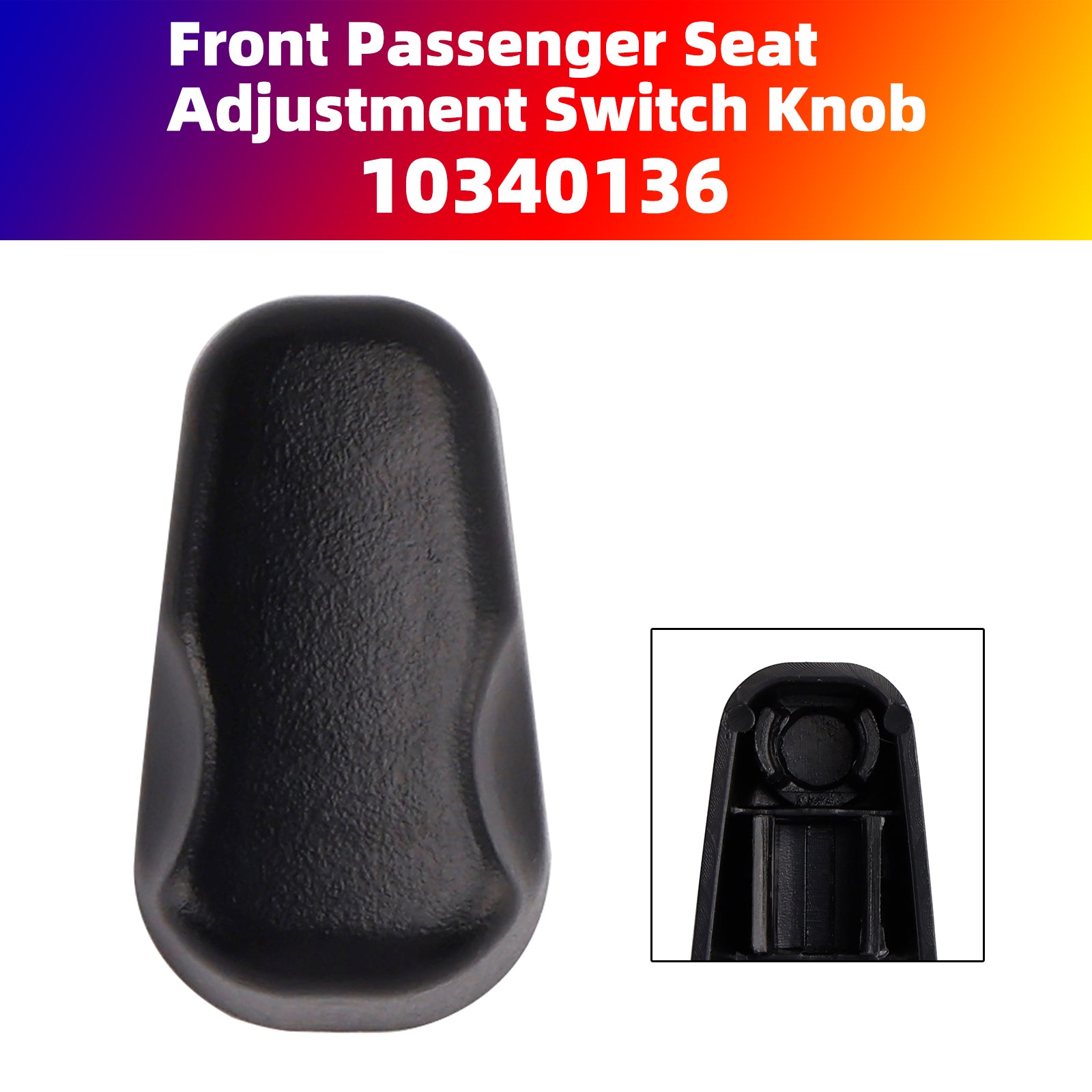 Front Passenger Seat Adjustment Switch Knob for Chevrolet 2006-2016 10340136