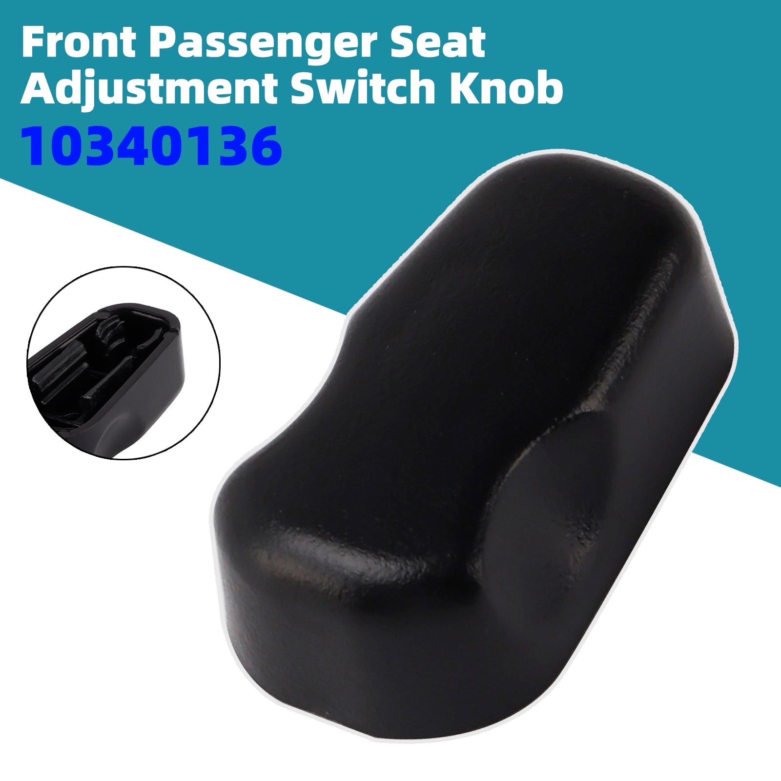 Front Passenger Seat Adjustment Switch Knob for Chevrolet 2006-2016 10340136