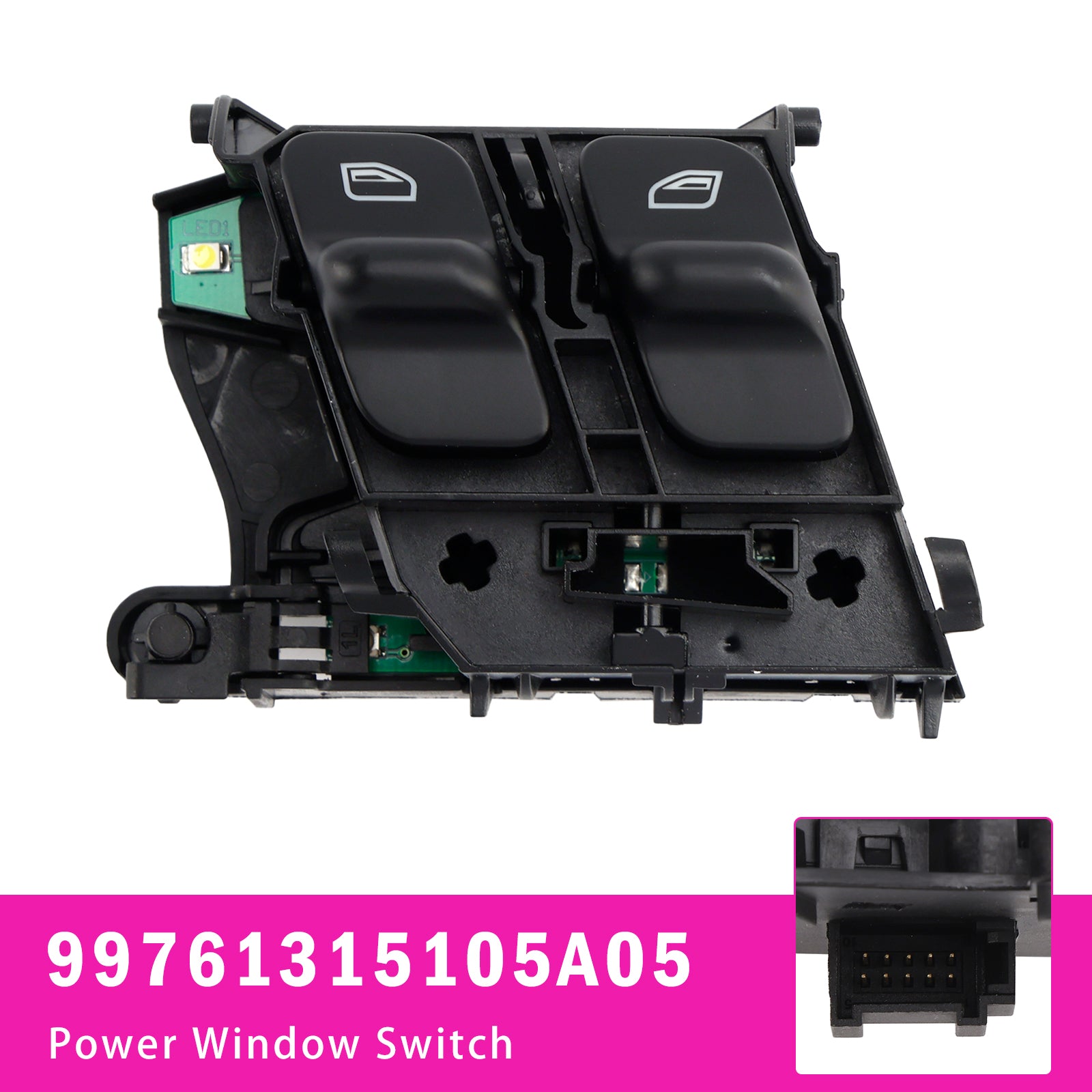Power Window Switch for Porsche 997 987 Driver Left Side Door 99761315105A05