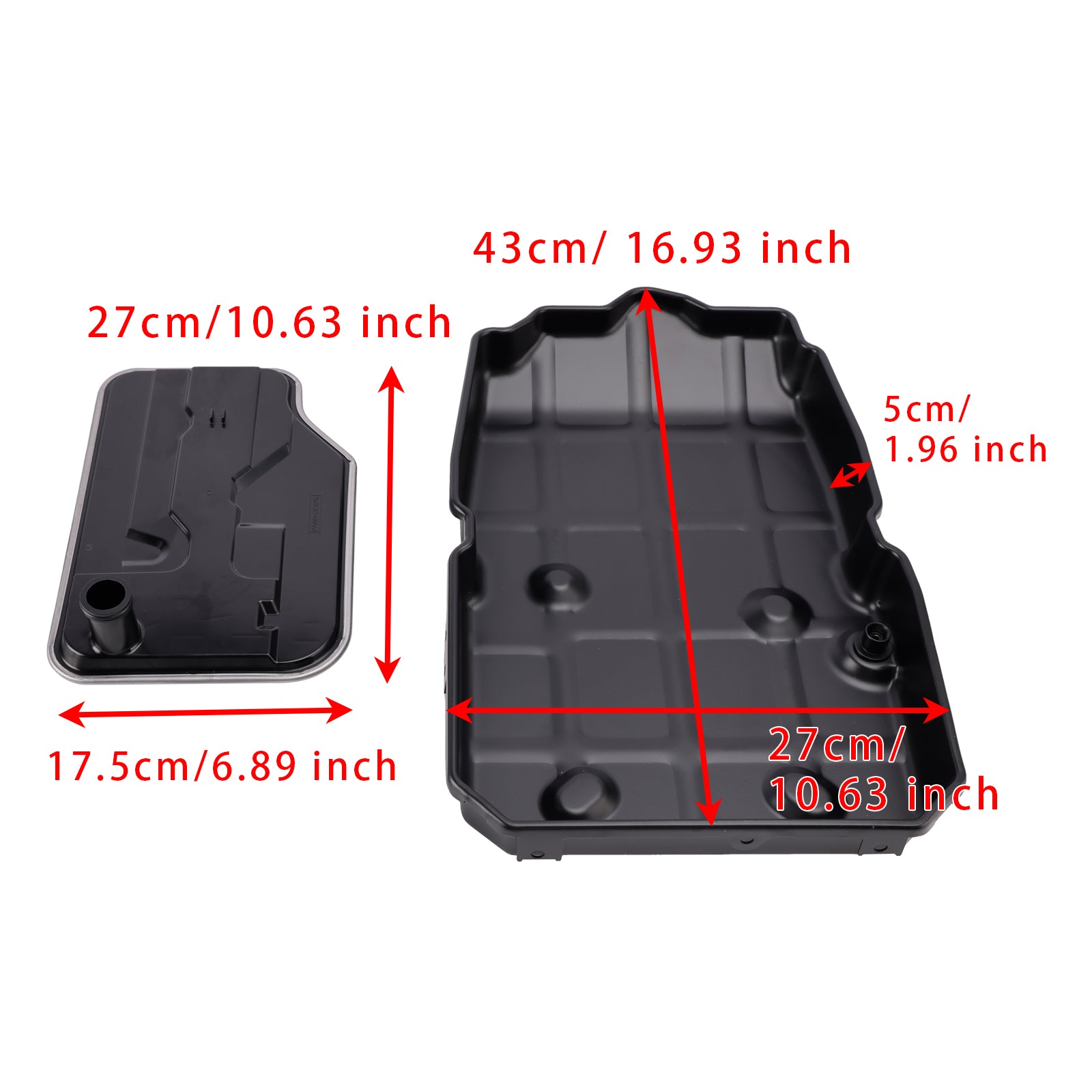 722.9 Transmission Oil Pan W/Gasket??Filter Kit For Benz X218 W203 W212 W166