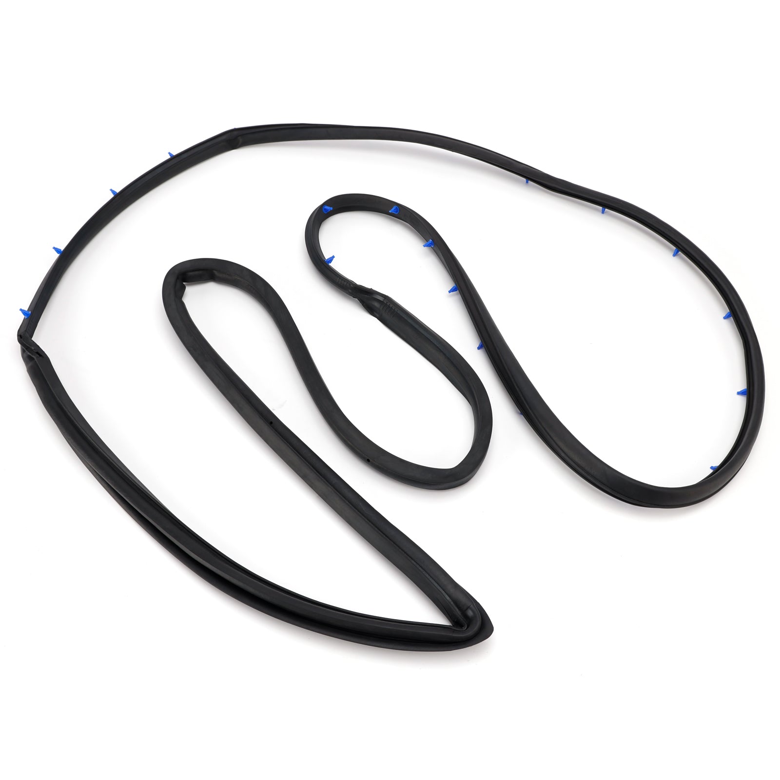 2Pcs Left+Right Front Door Weatherstrip For Toyota Land Cruiser 70 Series