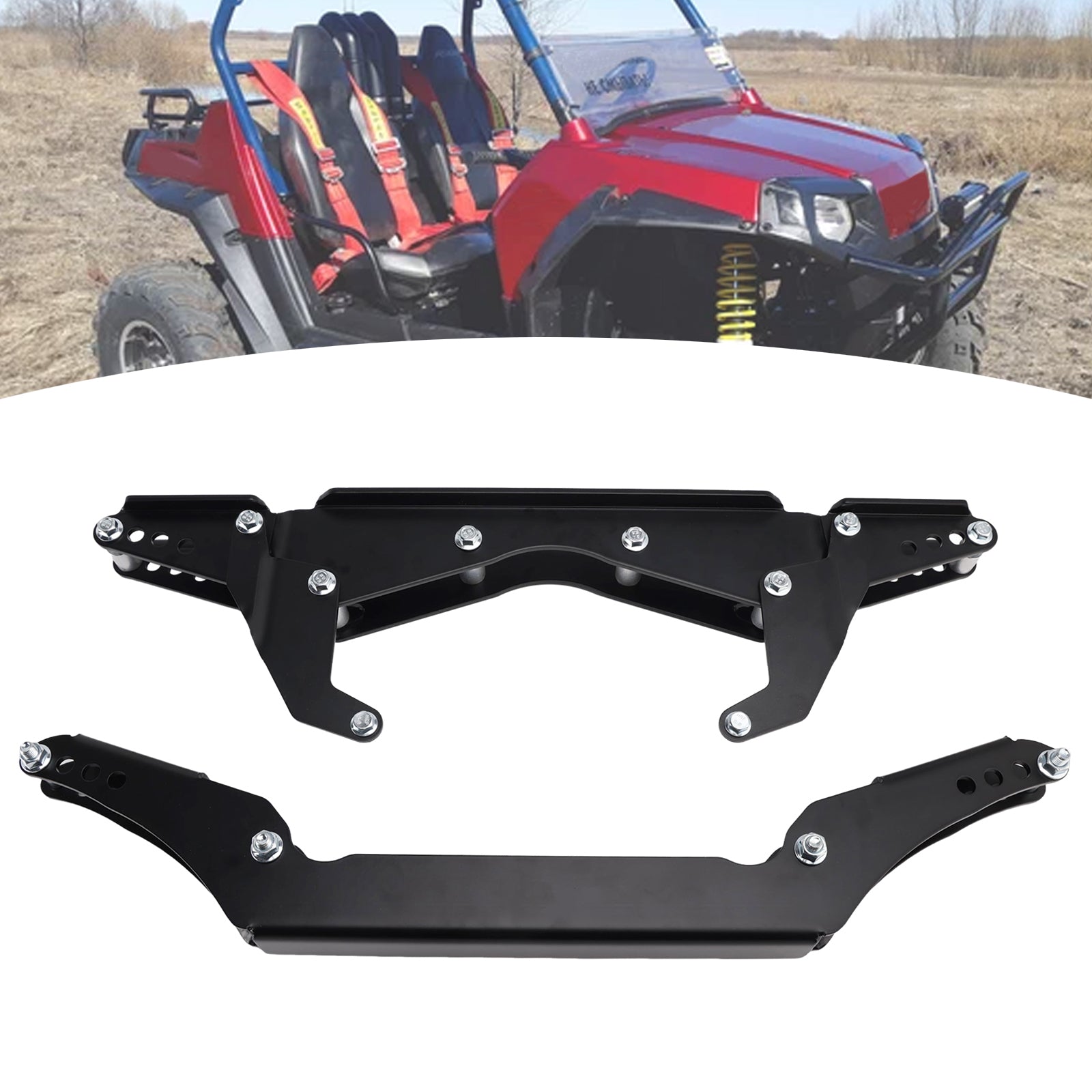 Front & Rear Lift Kit 2-3" Suspension For Polaris Rzr S 800 2009-2014 4 800