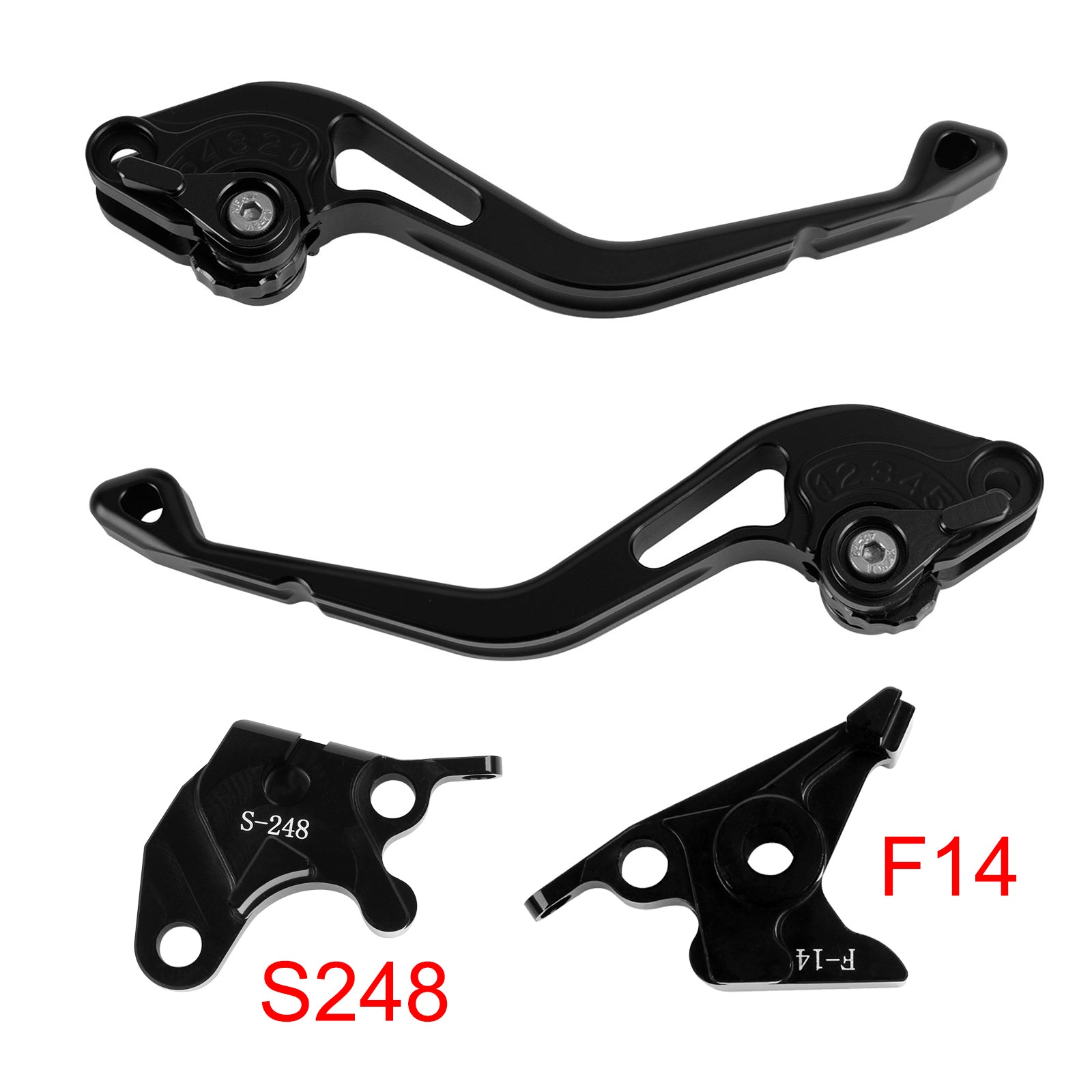NEW Short Clutch Brake Lever fit for Suzuki GSXR600 750 1000 DL650 GSR600 Black