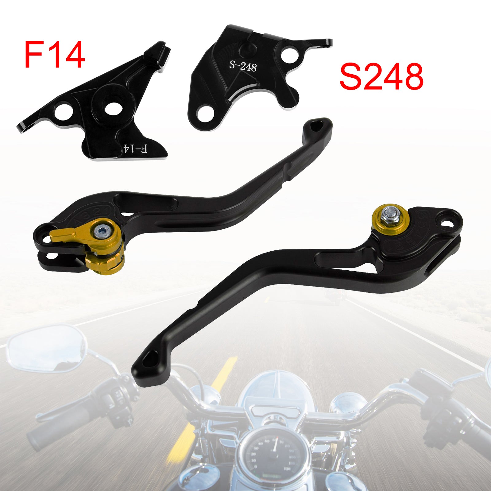 NEW Short Clutch Brake Lever fit for Suzuki GSXR600 750 1000 DL650 GSR600 Gold