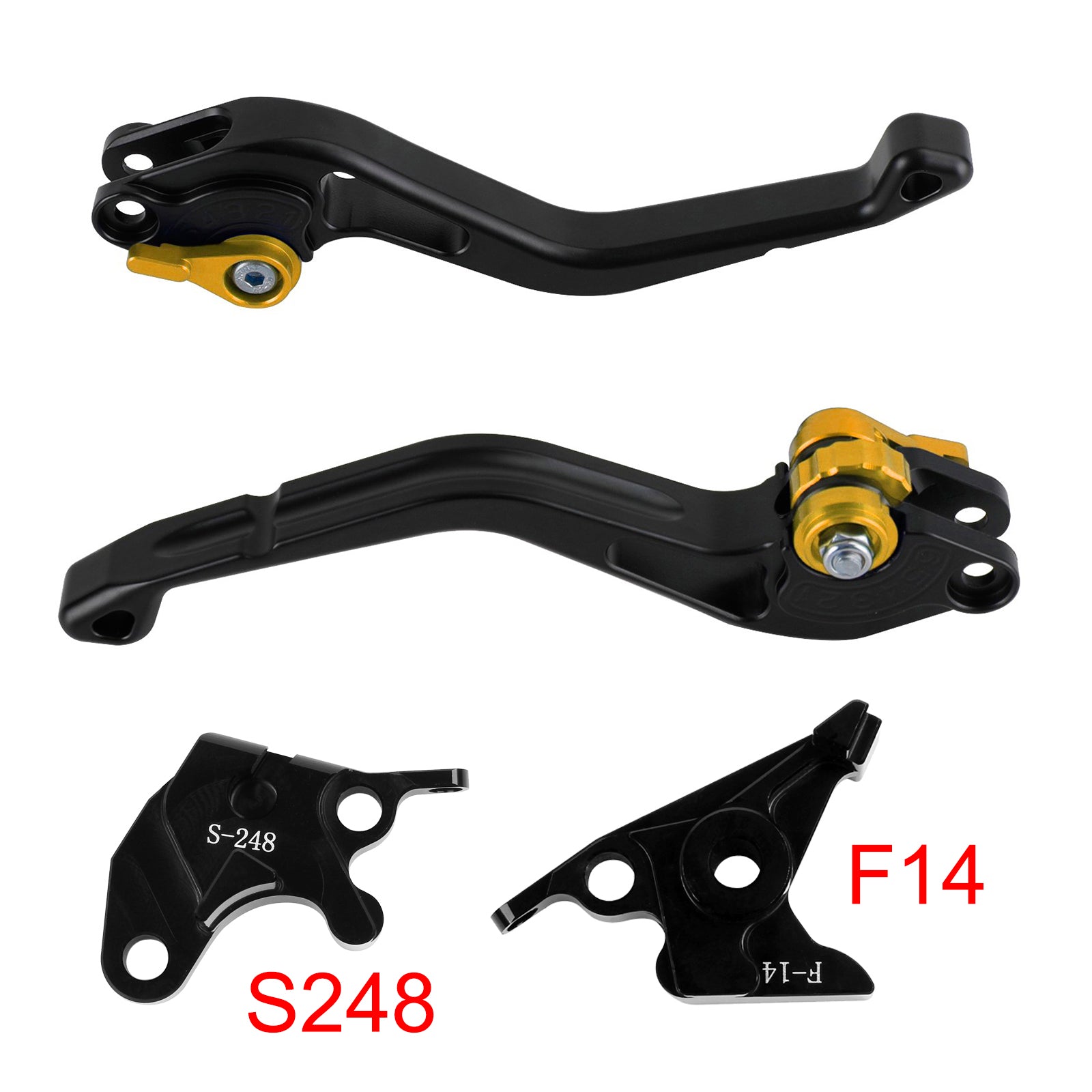 NEW Short Clutch Brake Lever fit for Suzuki GSXR600 750 1000 DL650 GSR600 Gold