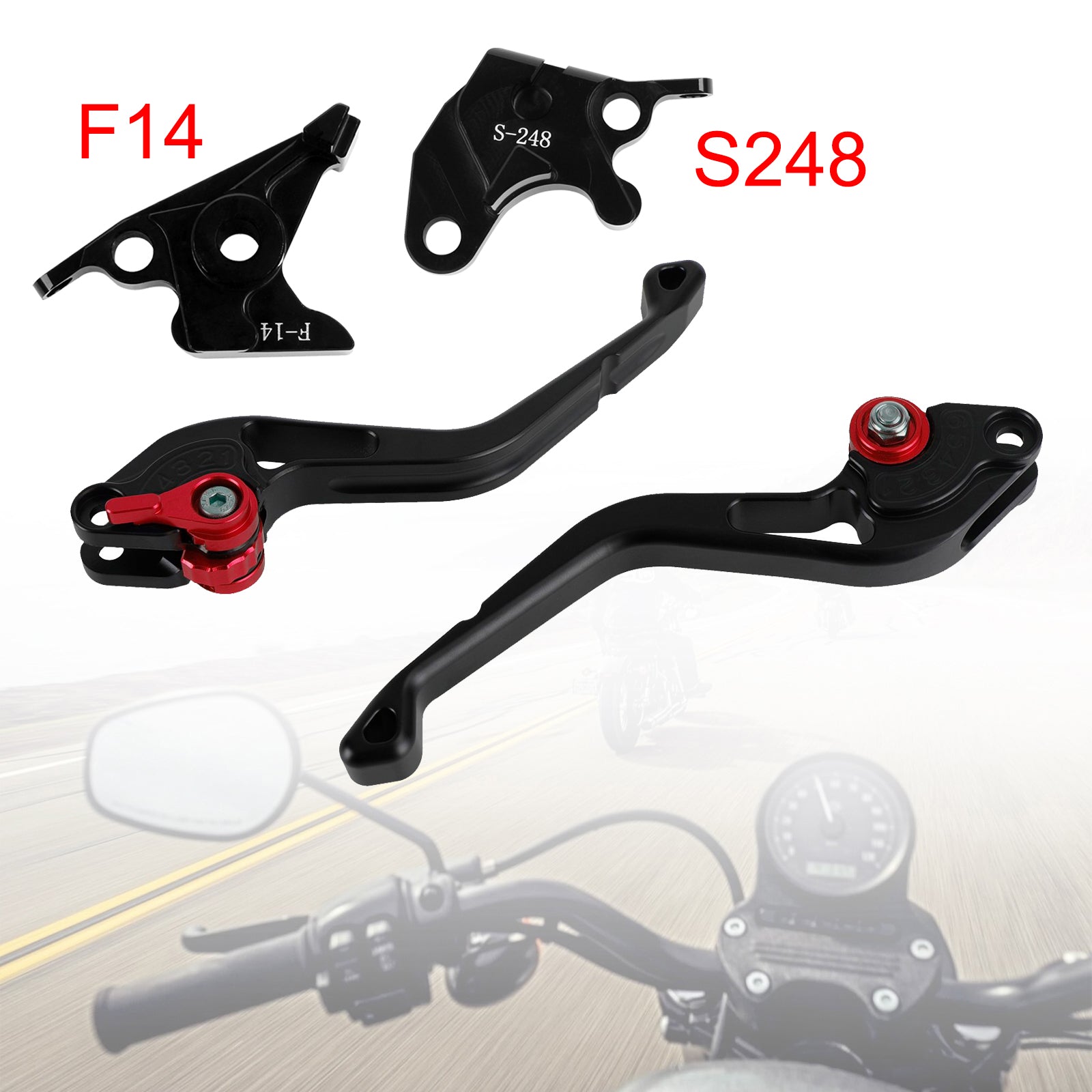 NEW Short Clutch Brake Lever fit for Suzuki GSXR600 750 DL650 GSR600 Red