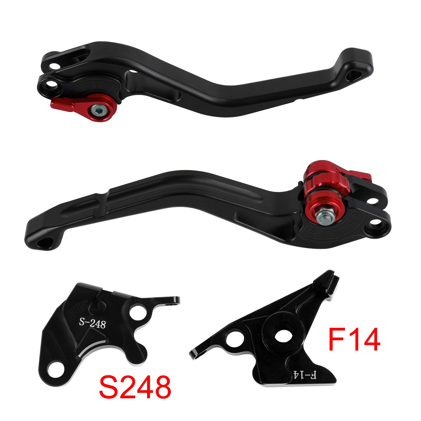 NEW Short Clutch Brake Lever fit for Suzuki GSXR600 750 DL650 GSR600 Red