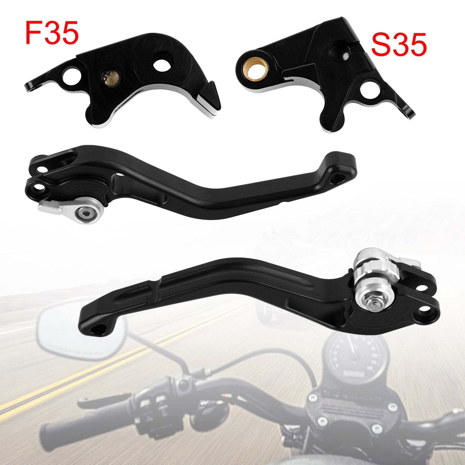 NEW Short Clutch Brake Lever fit for Suzuki GSXR600 06-10 GSXR1000 05-06 Silver
