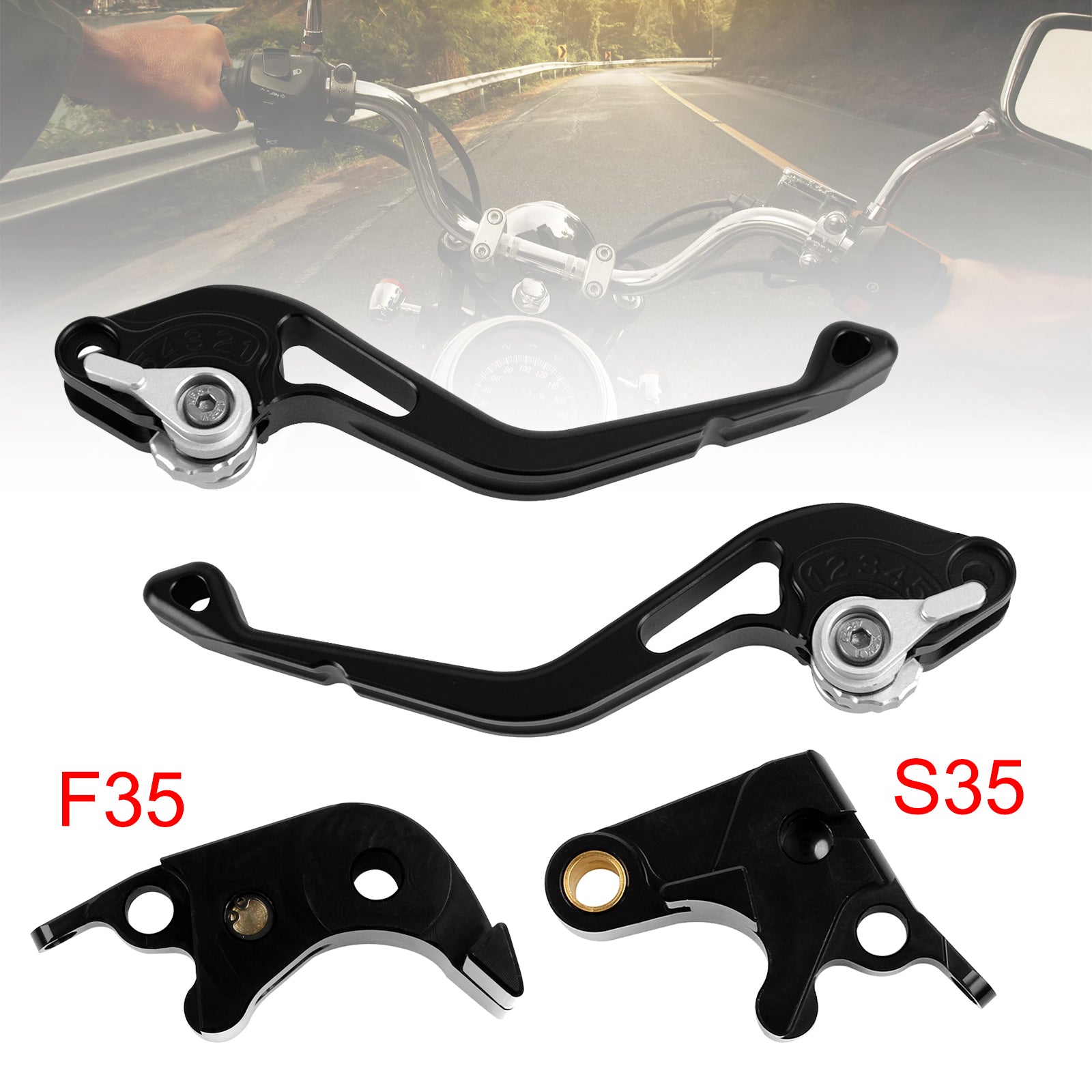 NEW Short Clutch Brake Lever fit for Suzuki GSXR600 06-10 GSXR1000 05-06 Silver