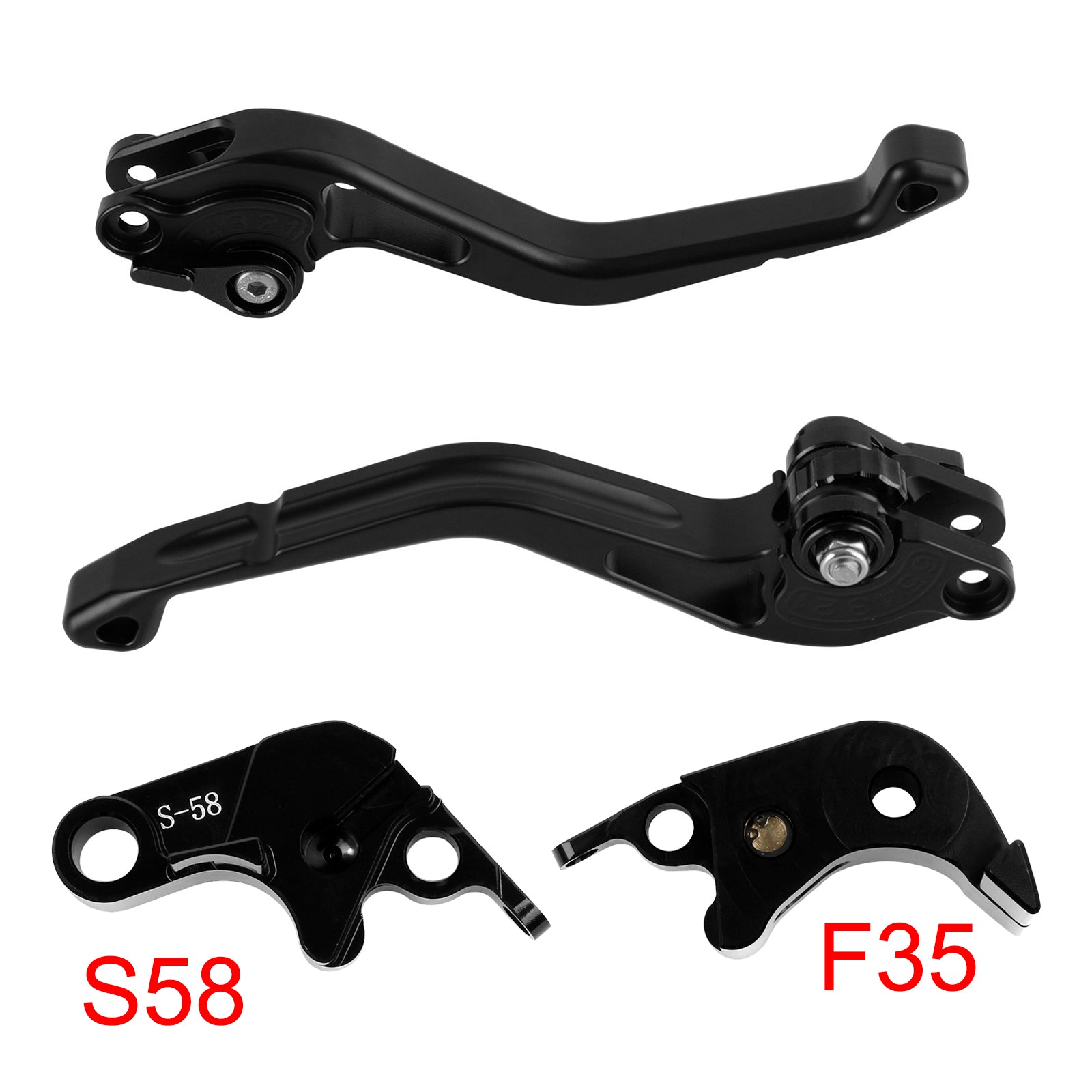 NEW Short Clutch Brake Lever fit for Suzuki GSXR60006-10 GSX-S1000/F 2015 Black