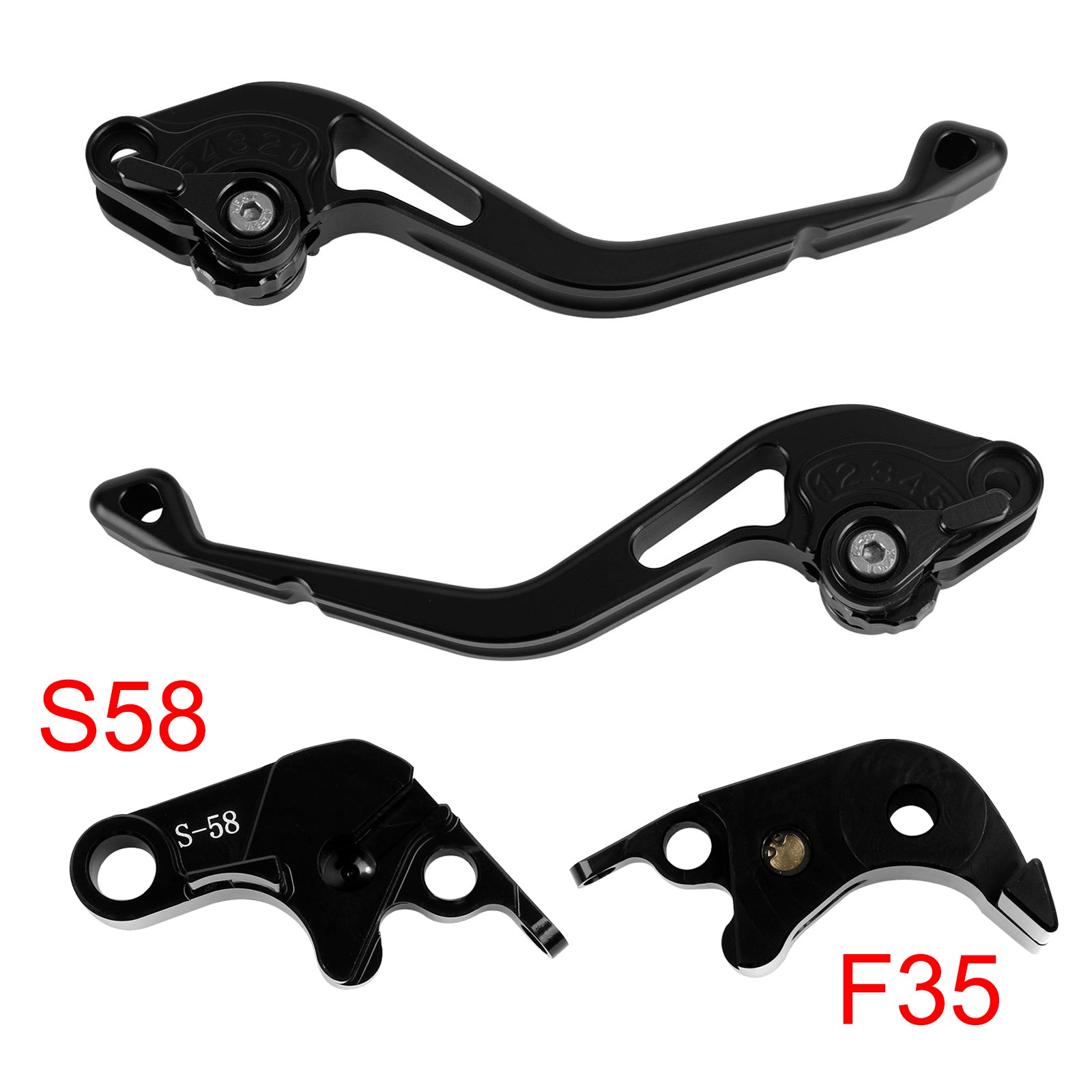 NEW Short Clutch Brake Lever fit for Suzuki GSXR60006-10 GSX-S1000/F 2015 Black